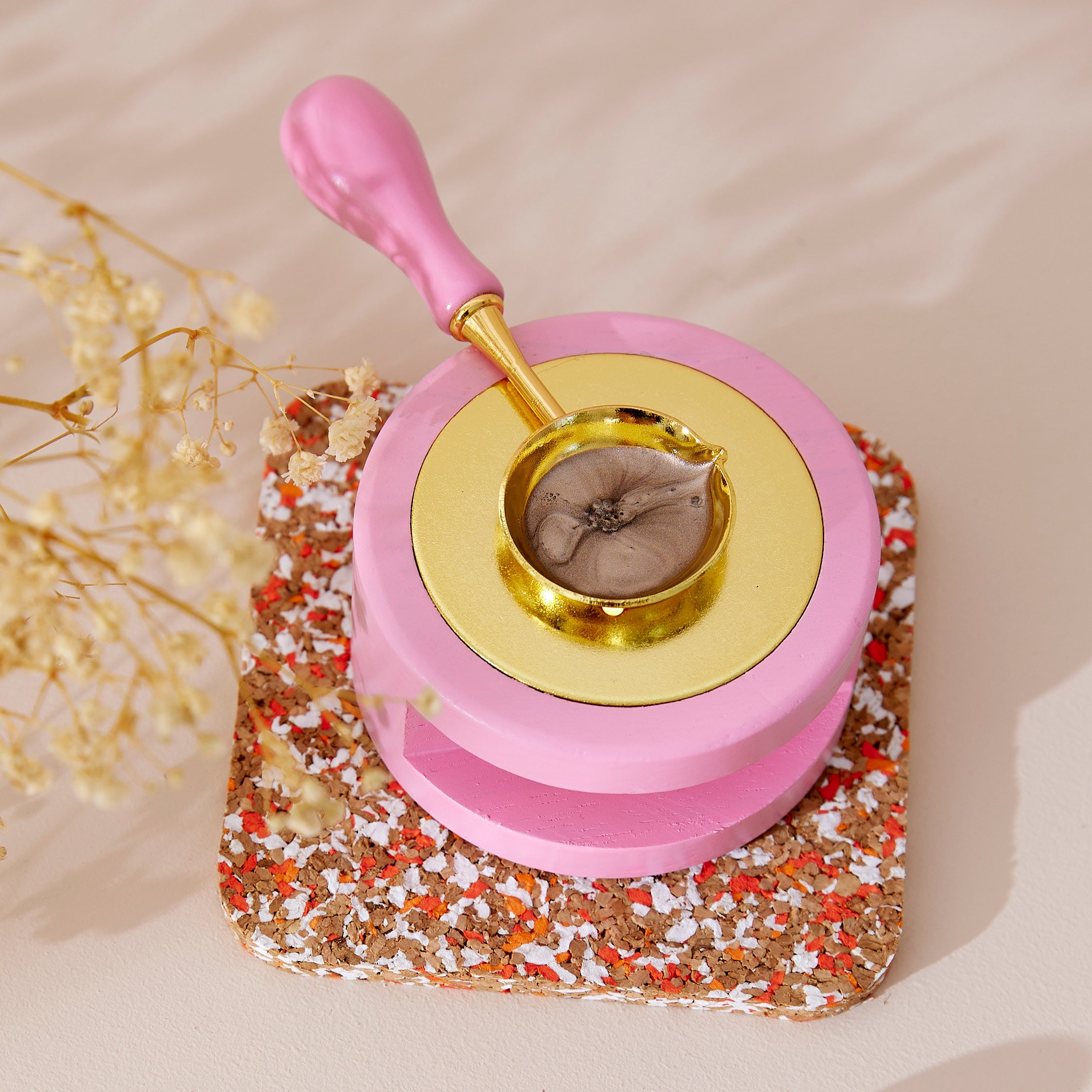 Melting Spoon - Pink Handle