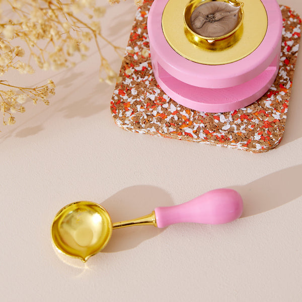Melting Spoon - Pink Handle
