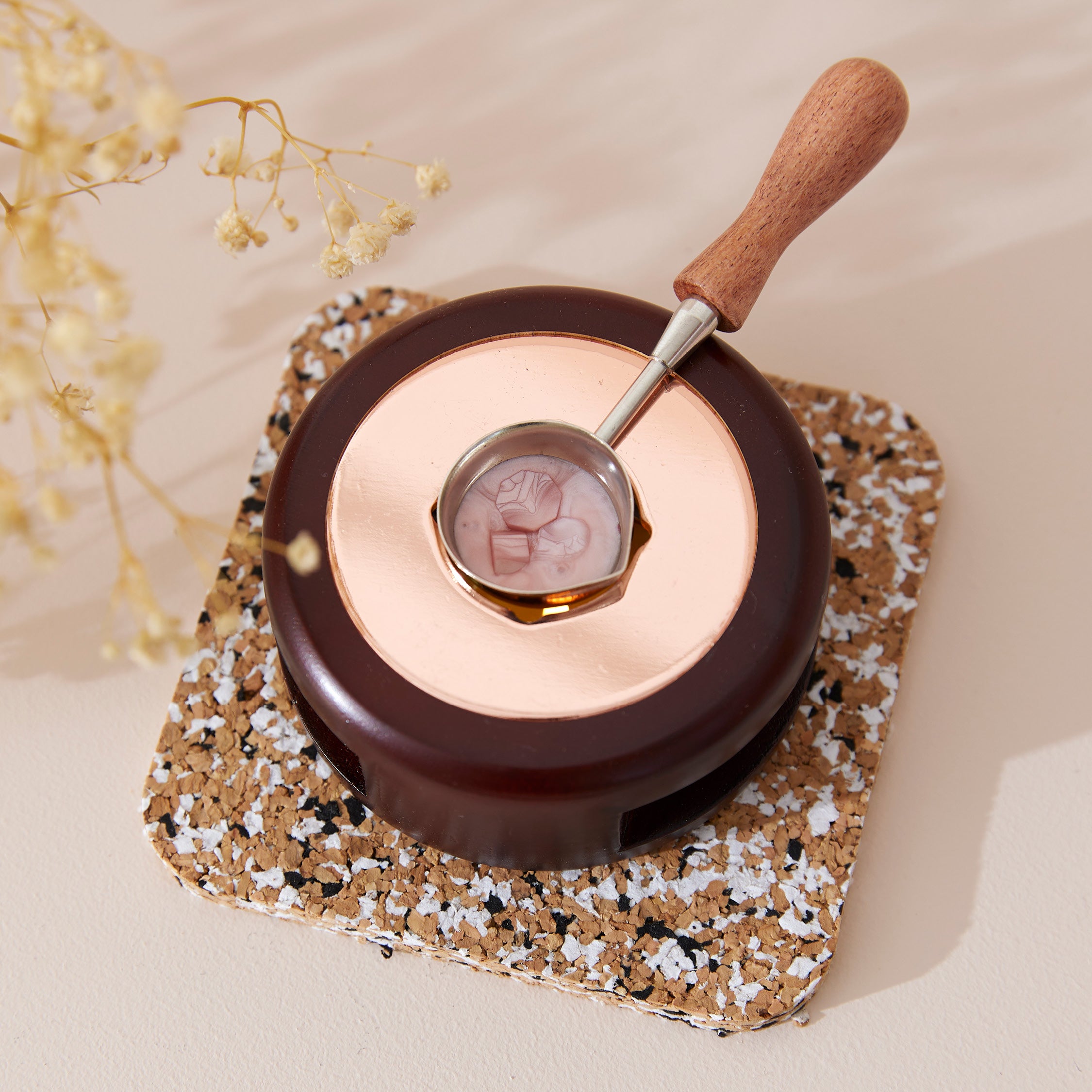 Melting Spoon - Wooden Handle