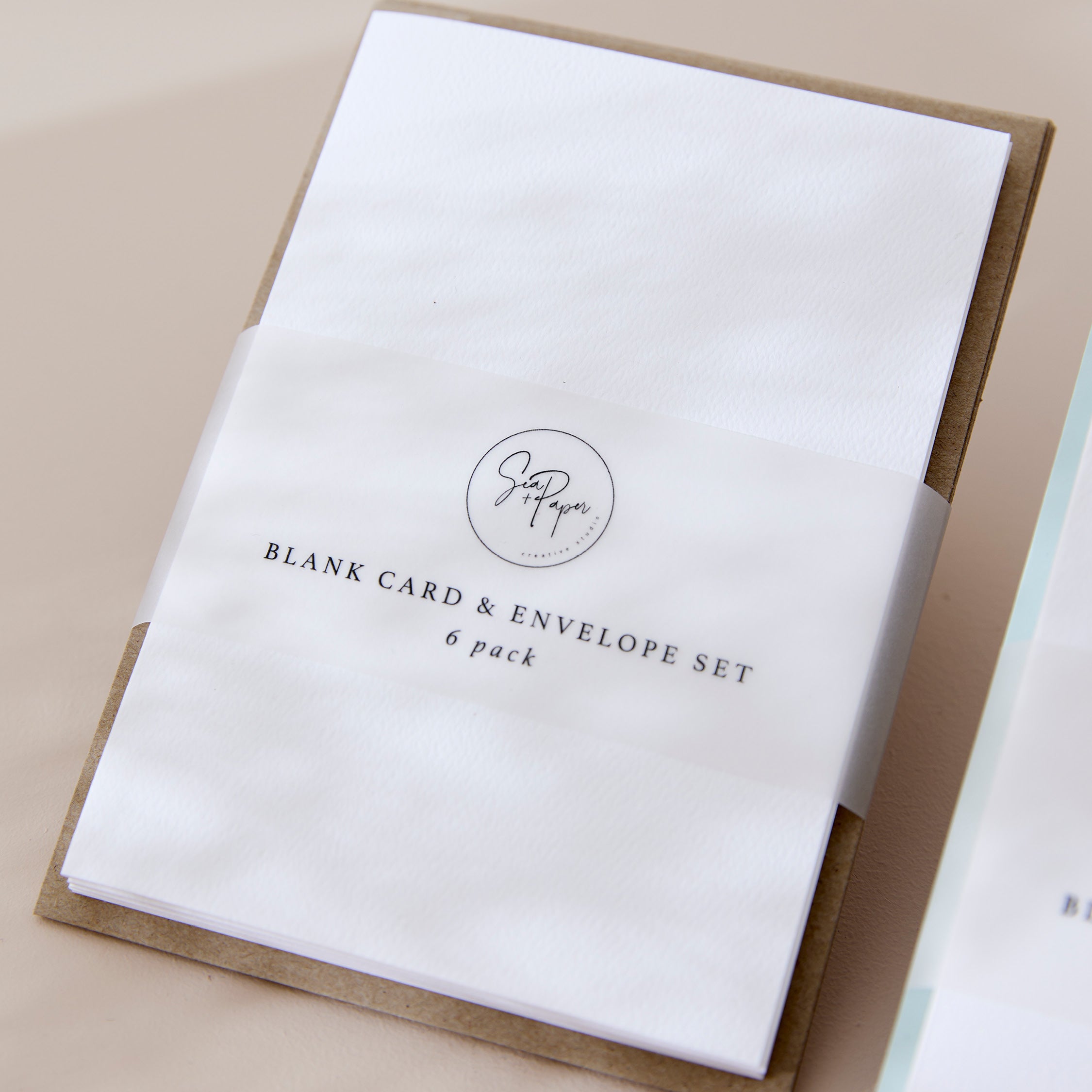 DIY Card & Envelope Set - 6pk