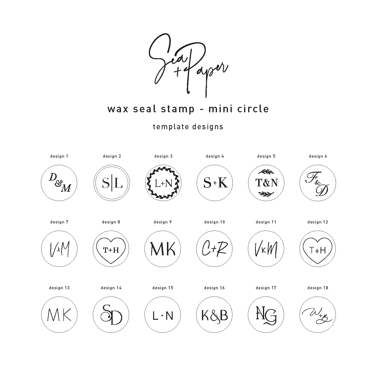 Custom Self-Adhesive Wax Seals - Mini