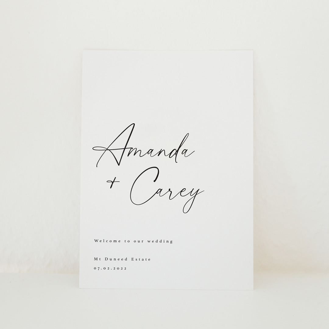 Infinity - Welcome Sign