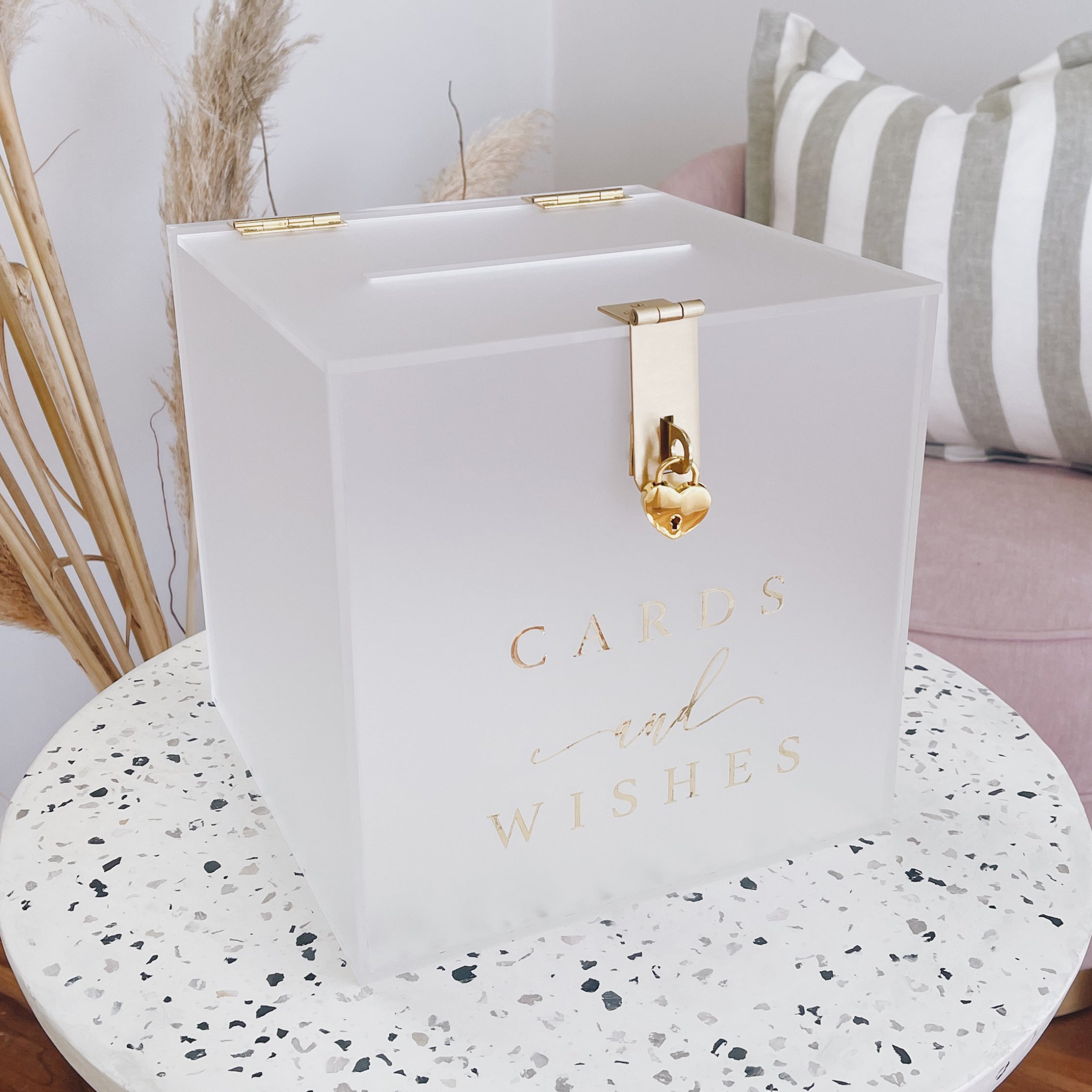 Acrylic Wishing Well - Clear Frost