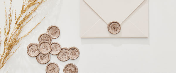 Sealed with a kiss: Custom Wax Seal Stamps
