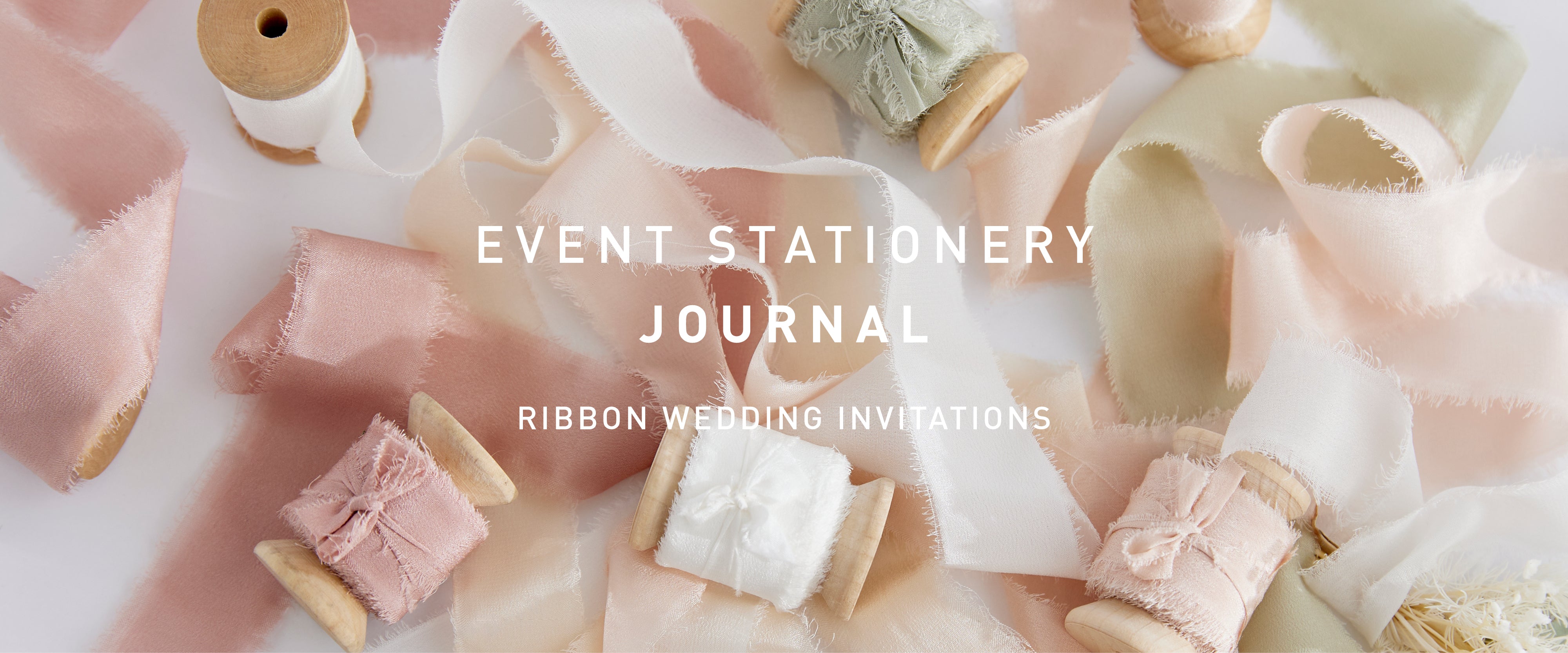 Event Stationery Journal: Ribbon Wedding Invitations – Sea and Paper ...