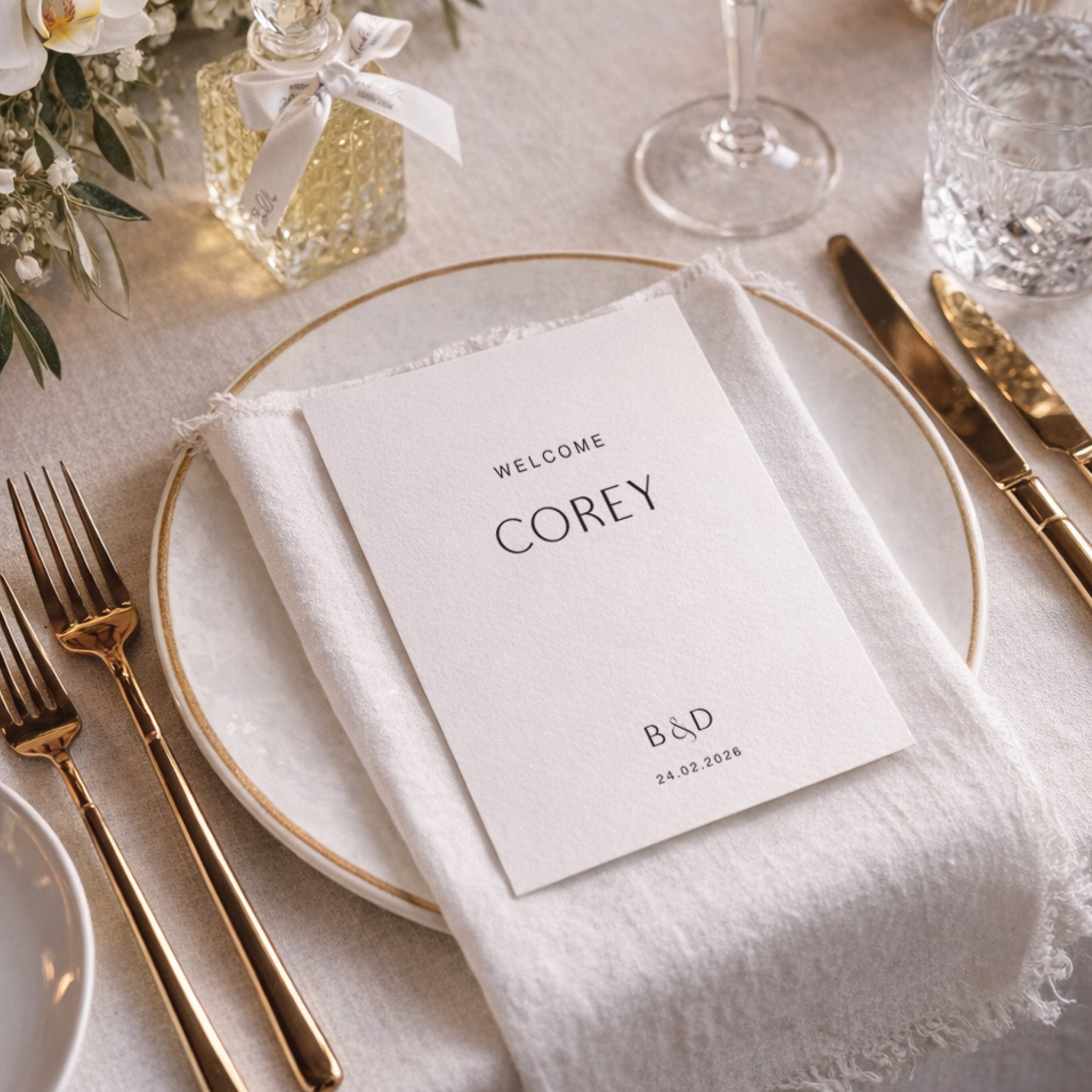 Glow - 120x180mm Printed Menus