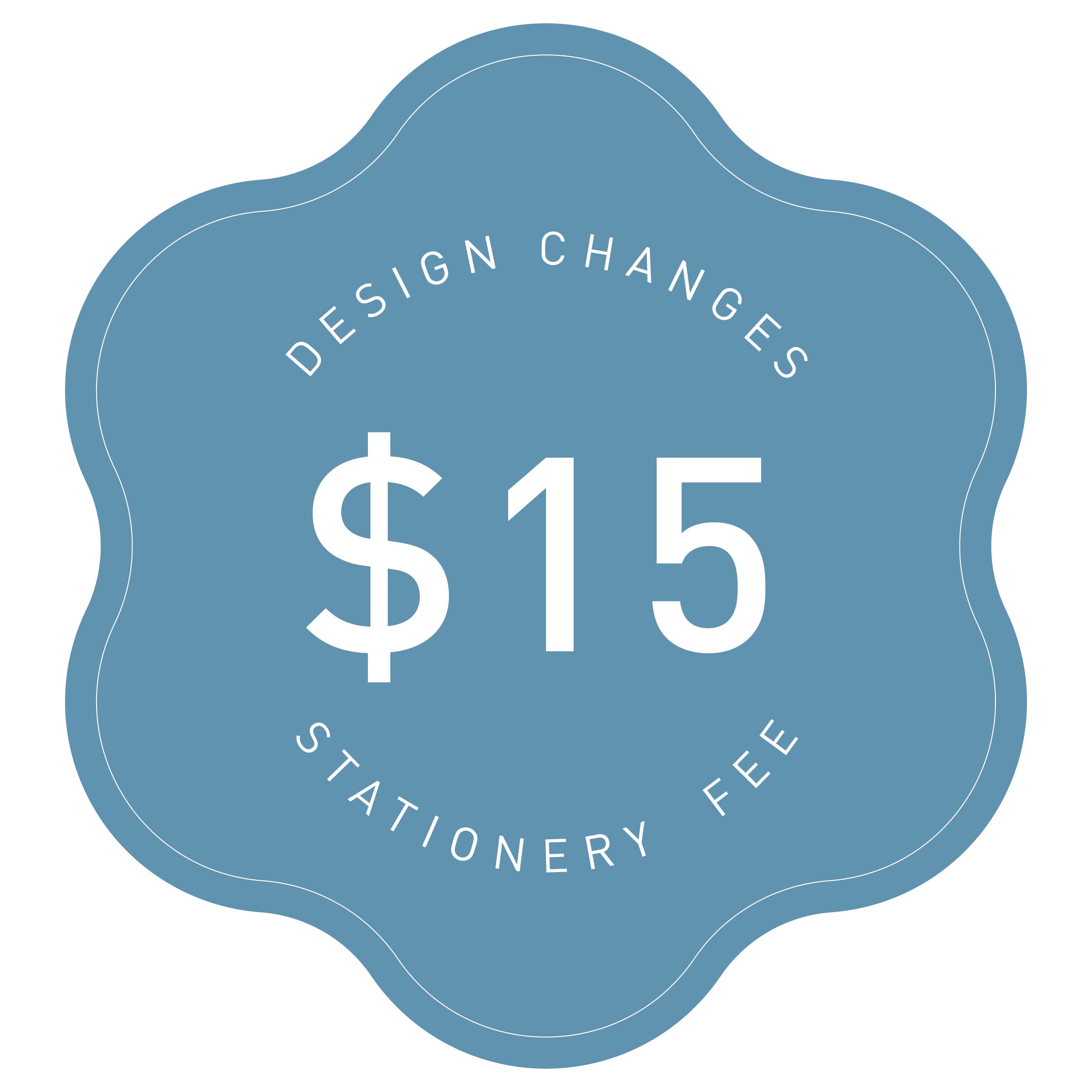 Design Fee - Stationery Changes