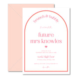 Hitched - Bridal Shower Invitation