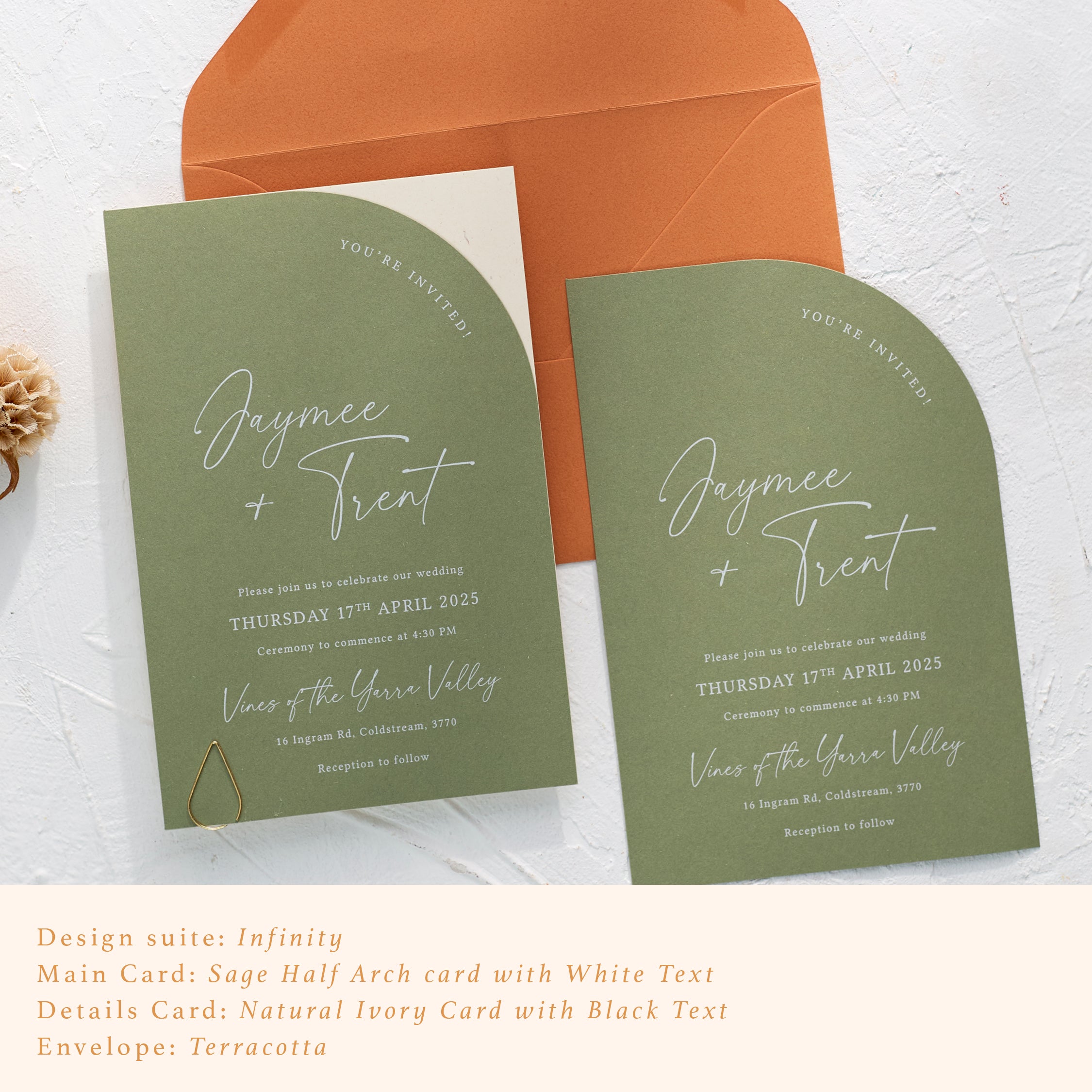 The Two-Piece Invitation Set