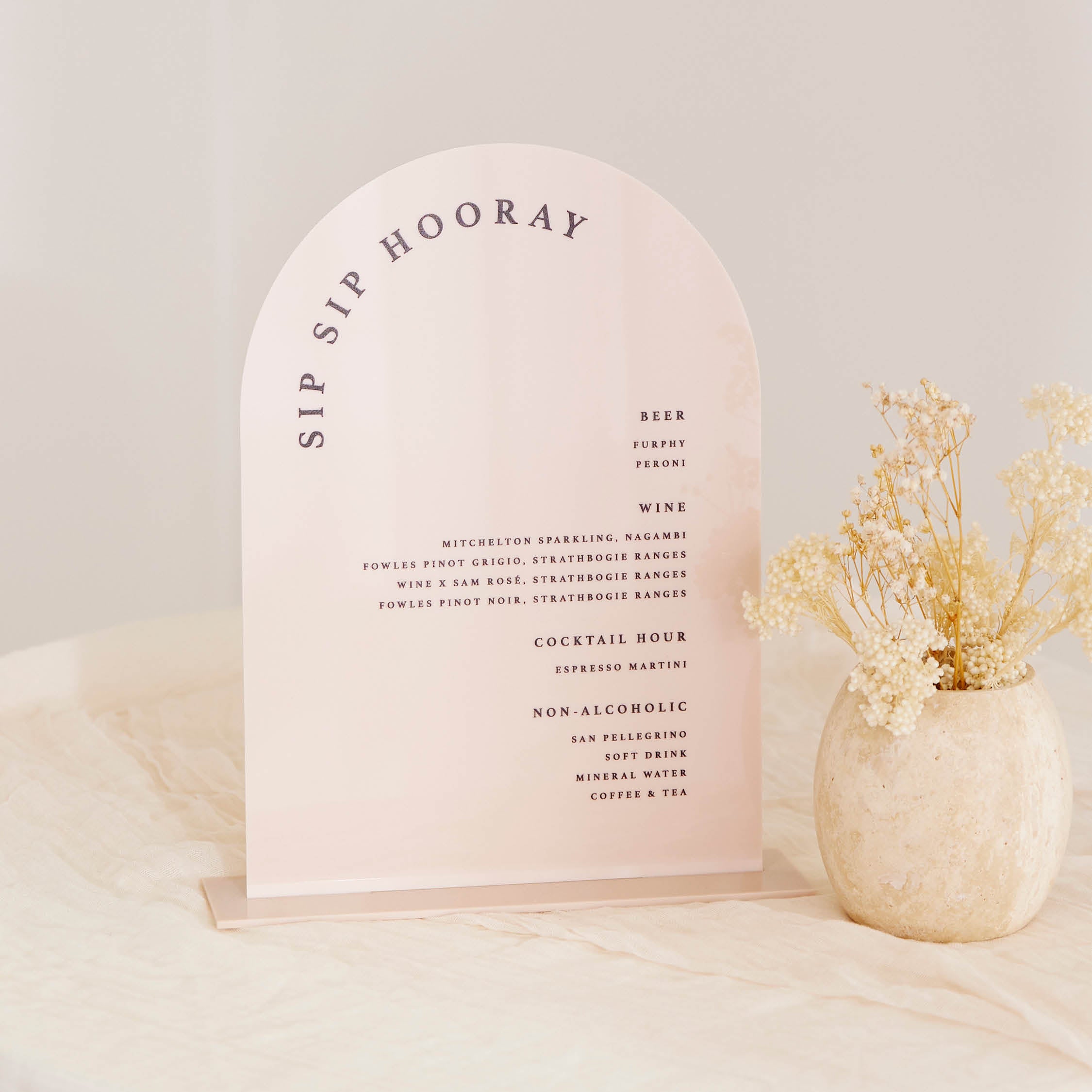 Acrylic Printed Sign - Various Sizes