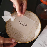 Acrylic Place Cards - Luggage Tag
