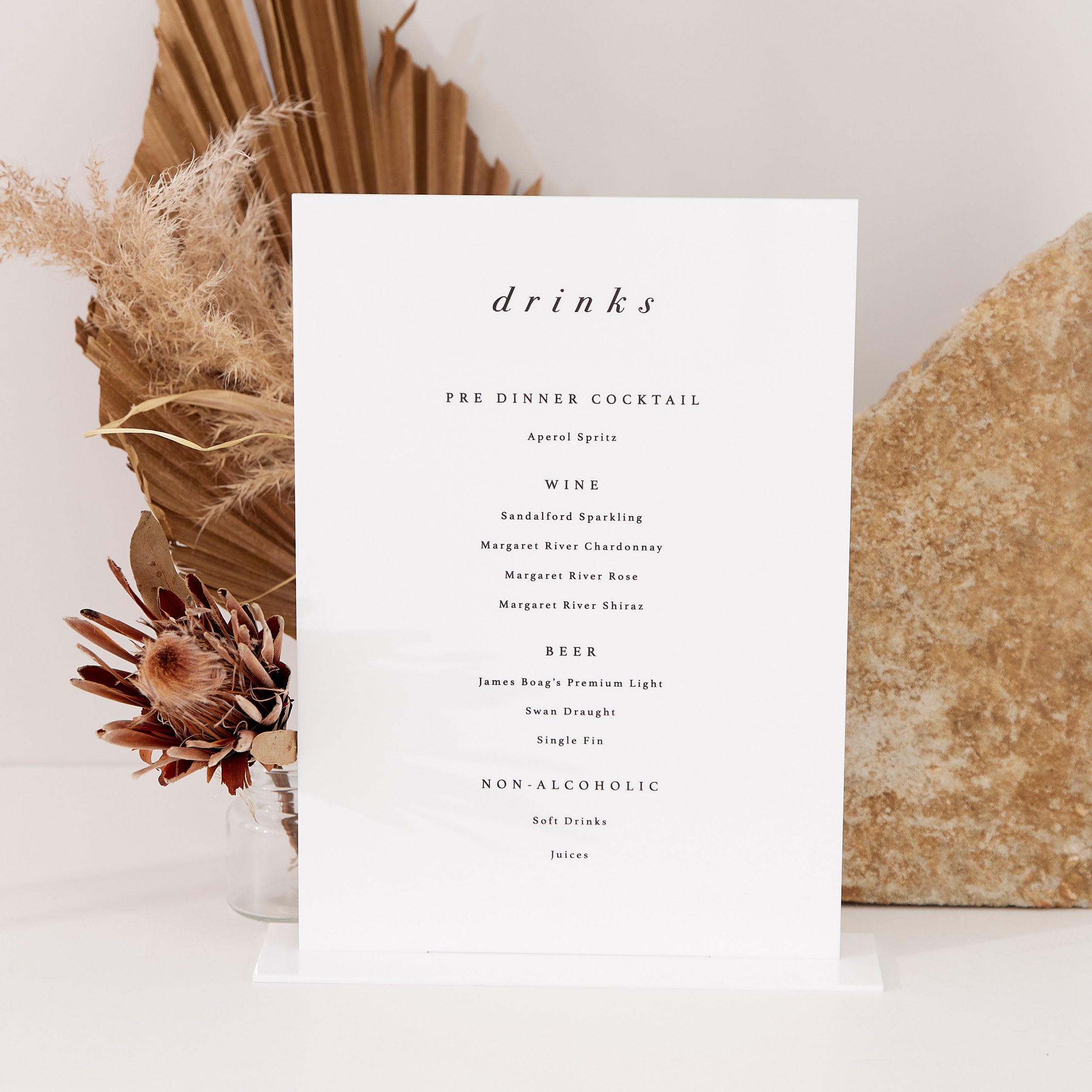 Acrylic Printed Sign - Various Sizes