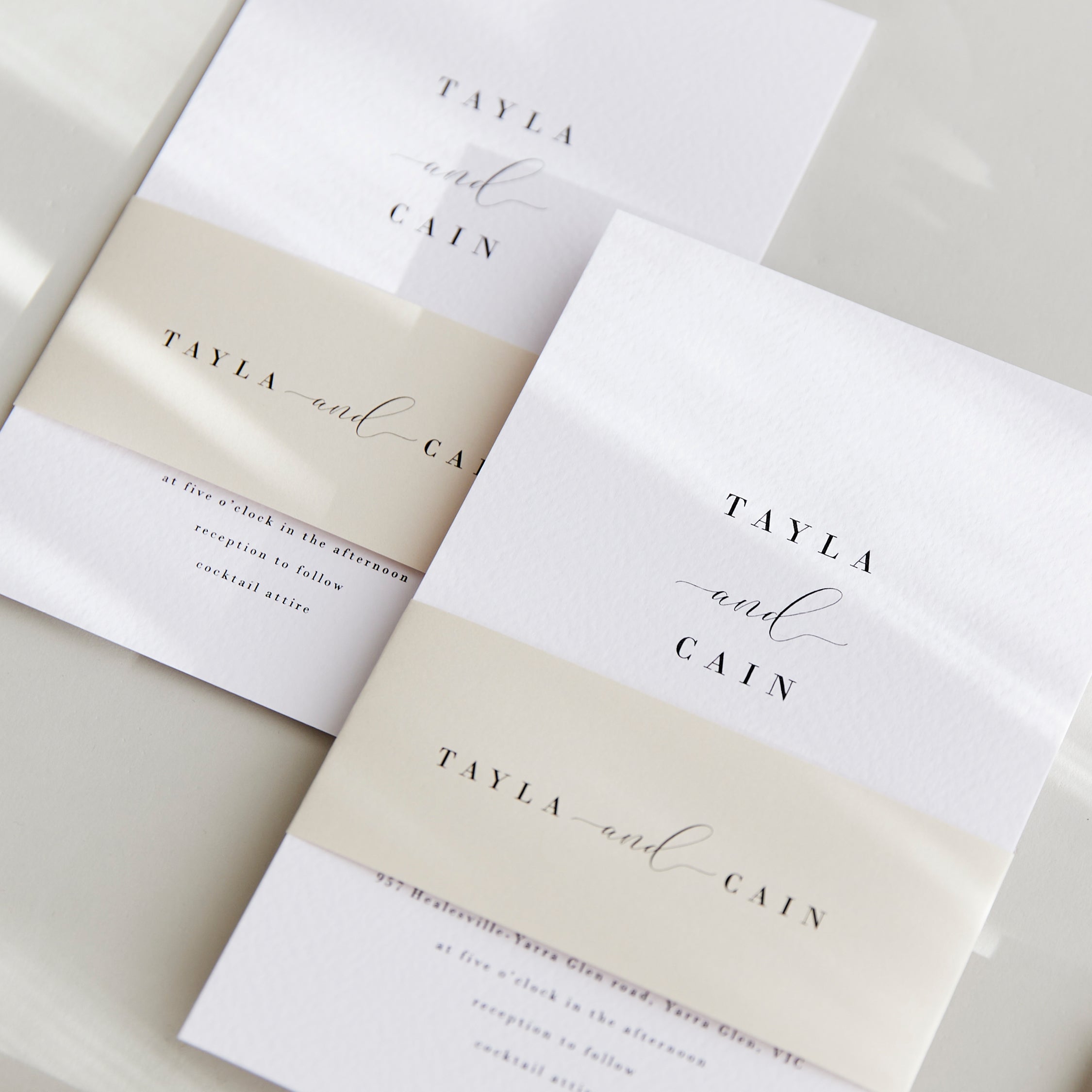 Invitation Bellybands