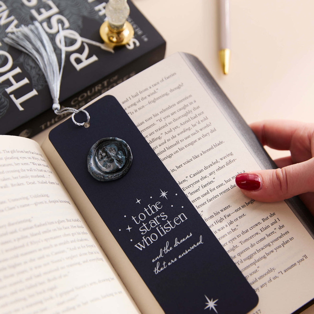 Bound by Starlight Set - Stamp & Bookmark Set