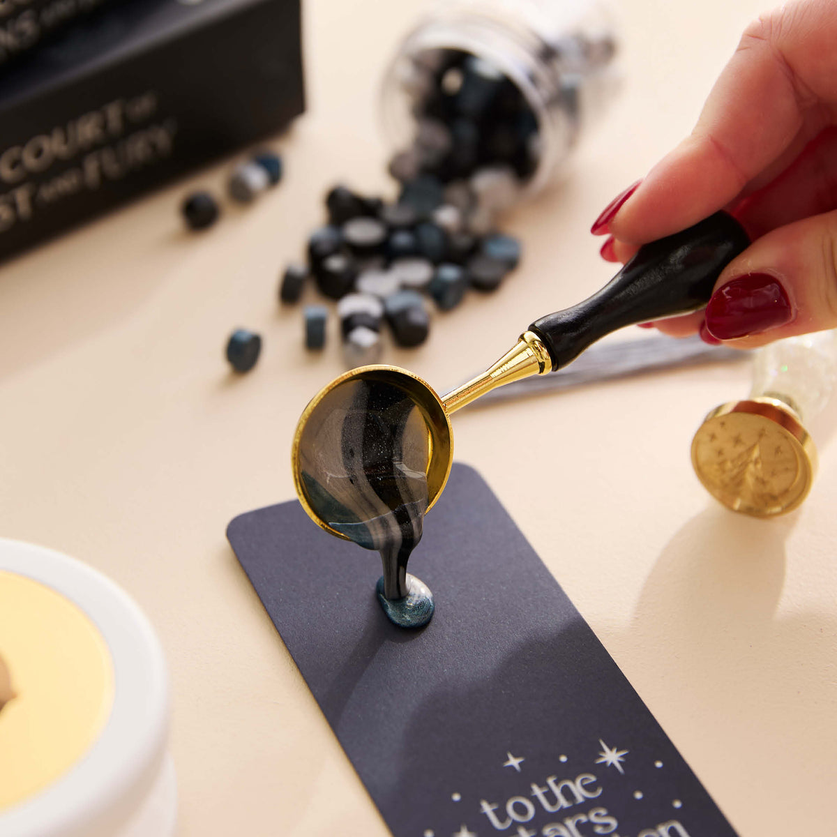 Bound by Starlight Set - Stamp & Bookmark Set