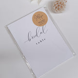 Assorted Pre-Made Table Number Sets - Luna *clearance*