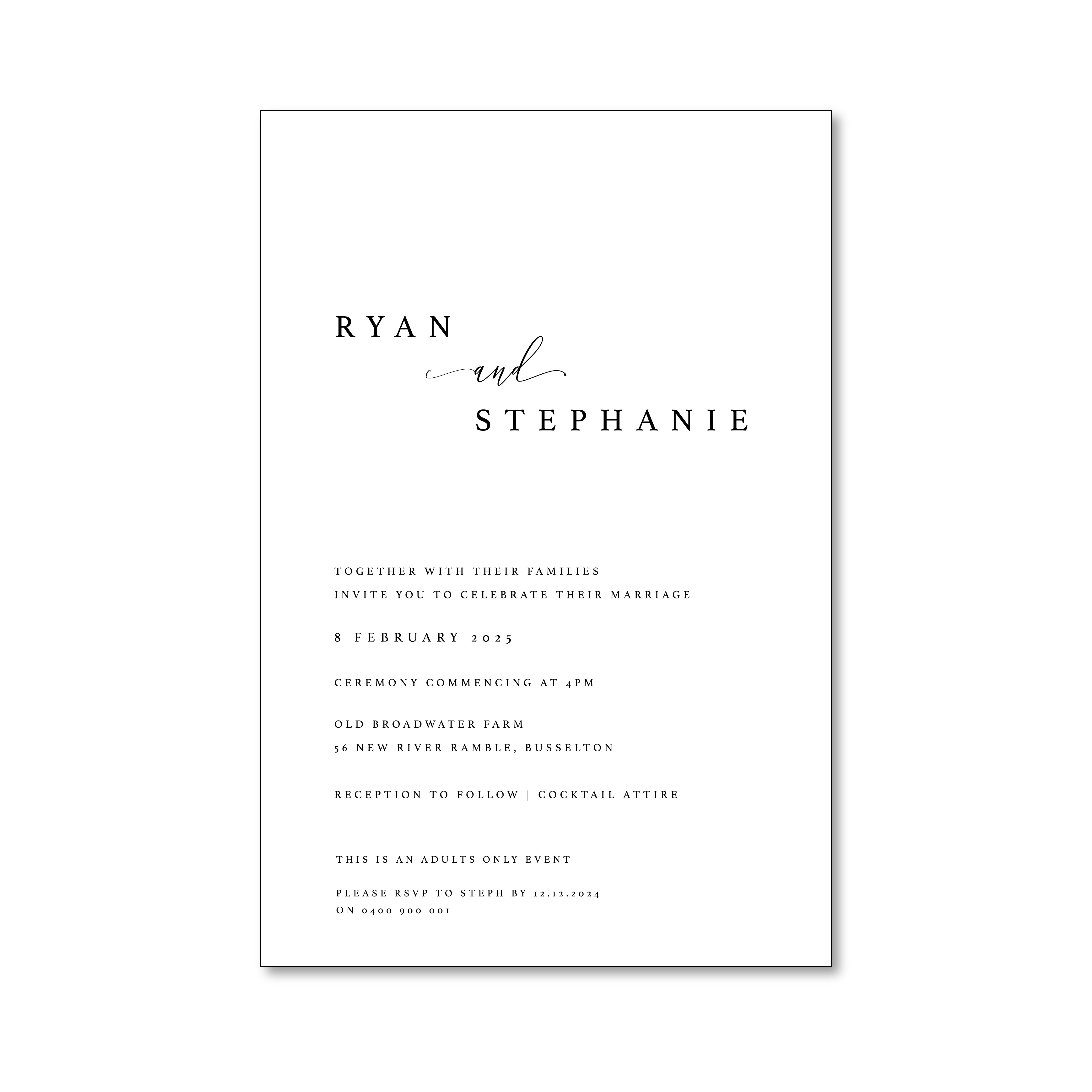 Budget Luxe Wedding Invitations