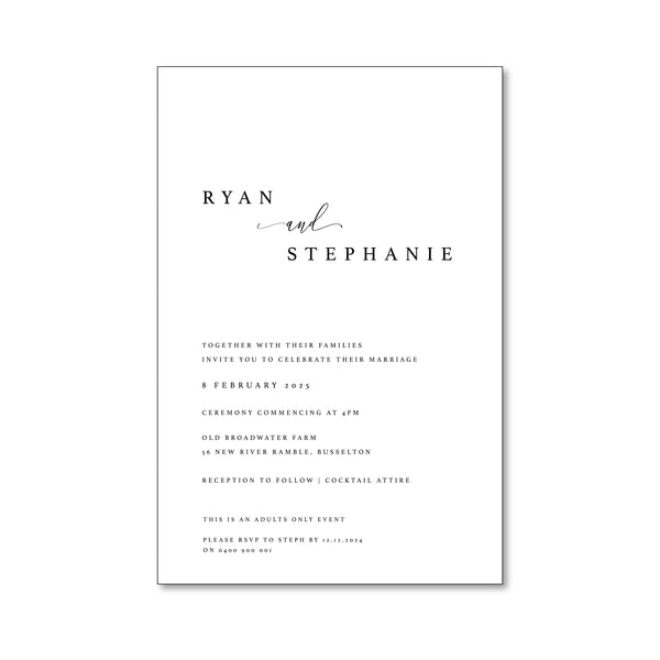 Budget Luxe Wedding Invitations