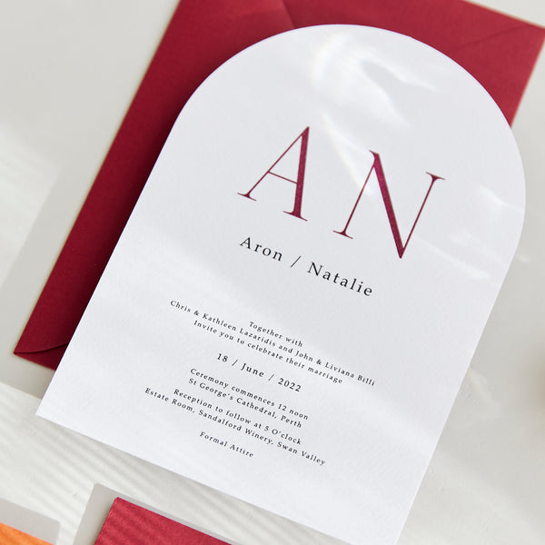 Calm - Wedding Invitation & Envelope