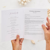 Ceremony Booklets