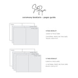 Ceremony Booklets