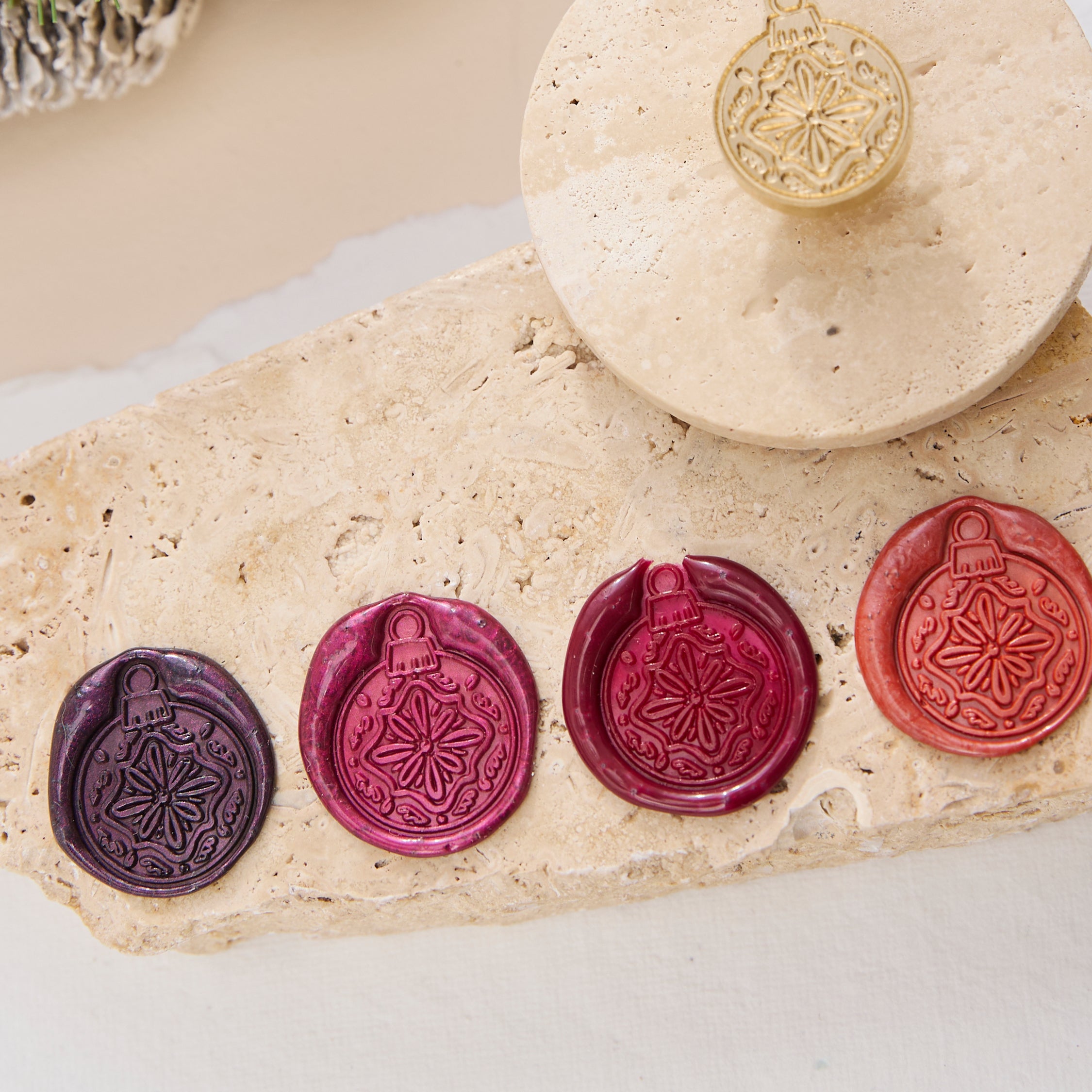 Wax Seal Stamp - Christmas Bauble