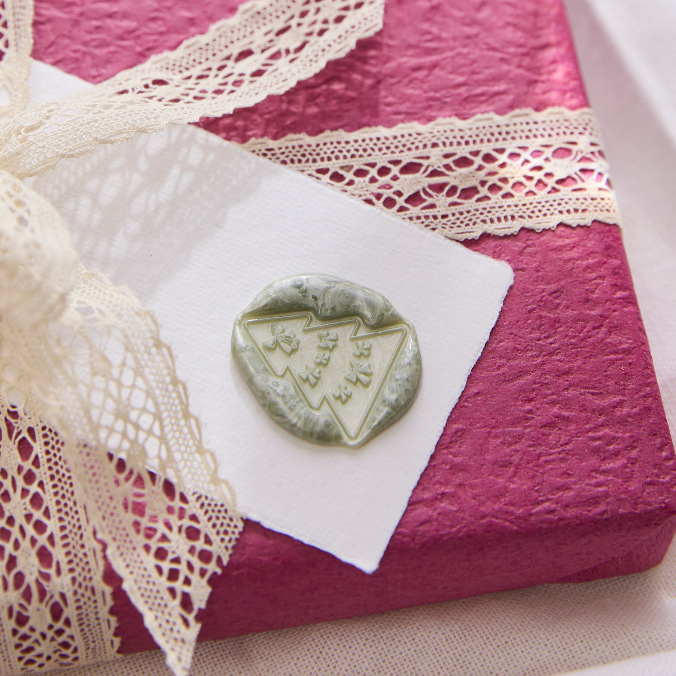 Wax Seal Stamp - Christmas Tree with Bows