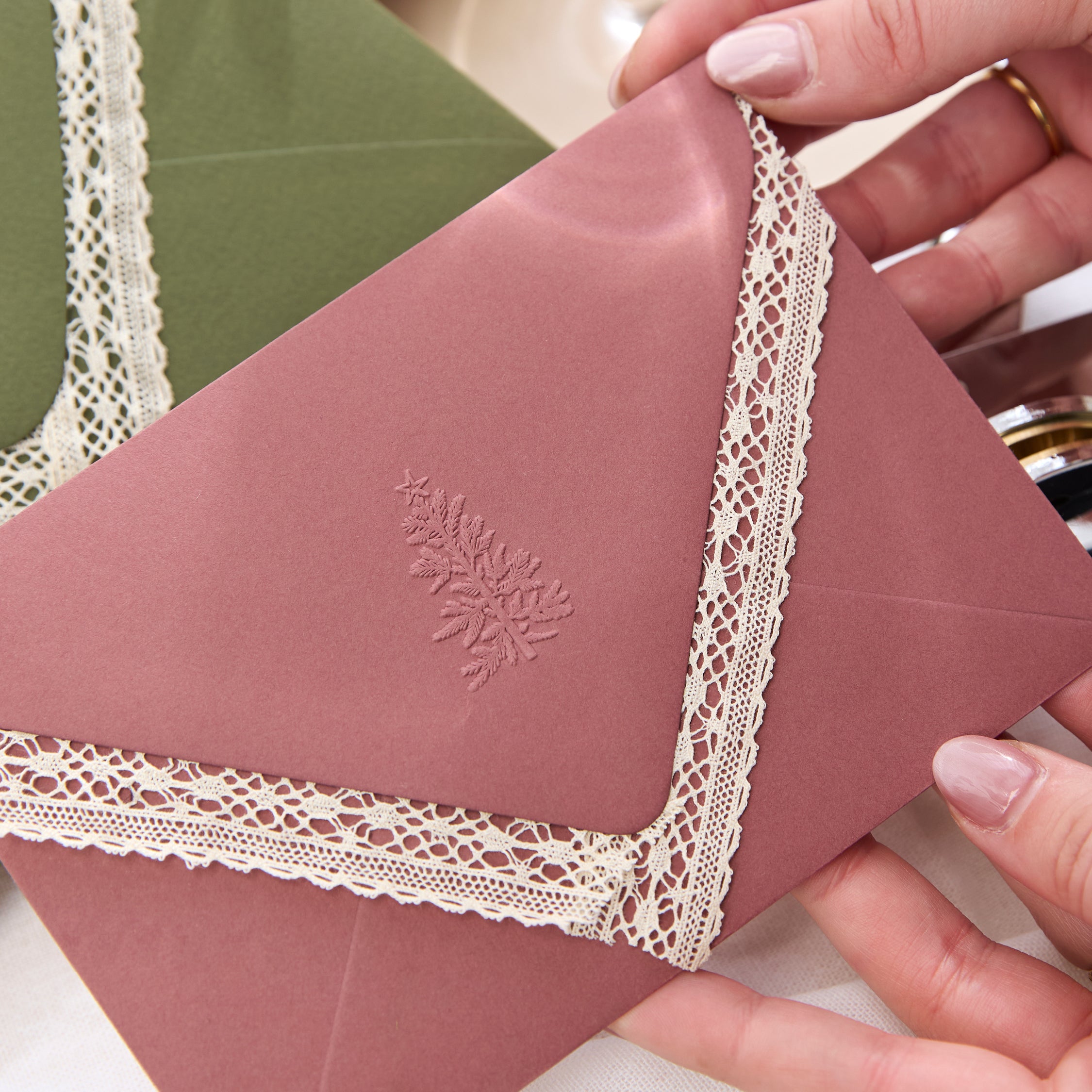 Embossing Stamp - Christmas Pine Tree