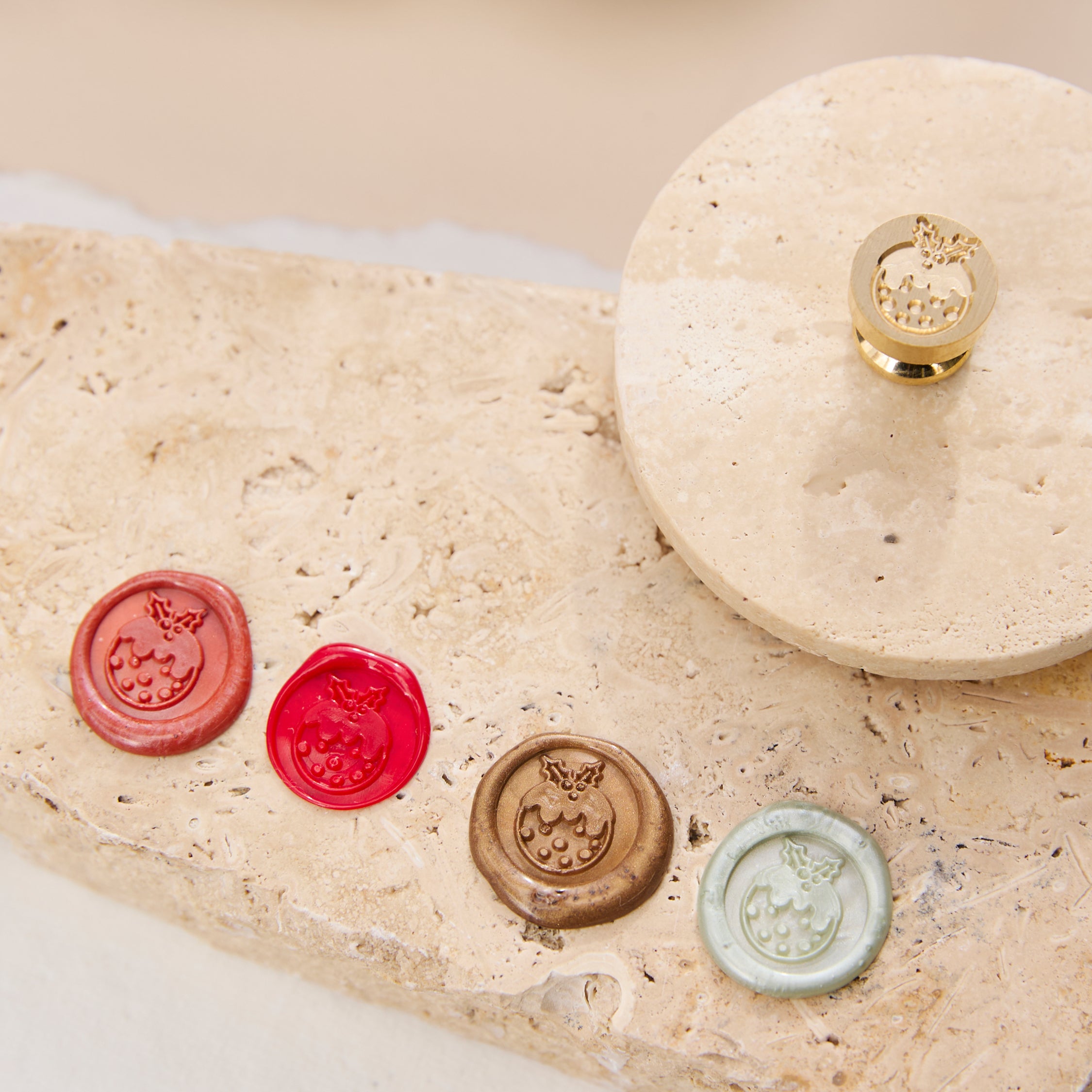 Wax Seal Stamp - Christmas Pudding Mini