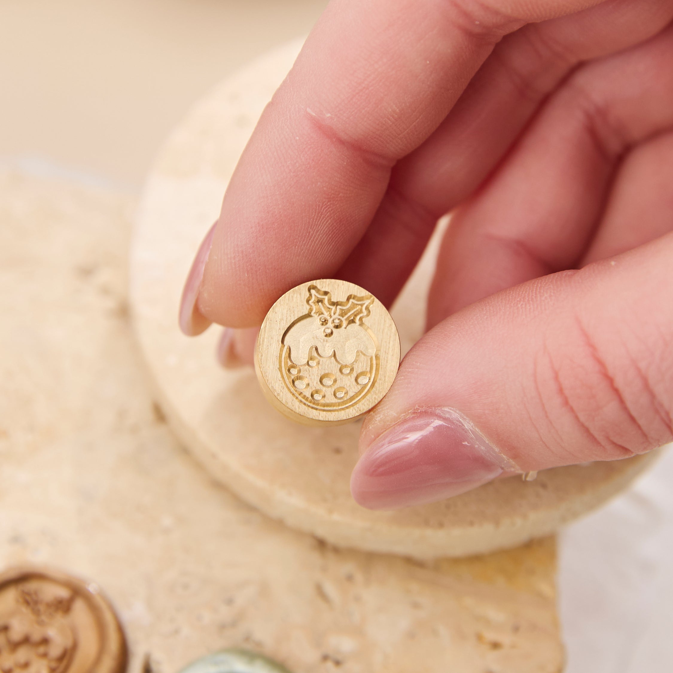 Wax Seal Stamp - Christmas Pudding Mini