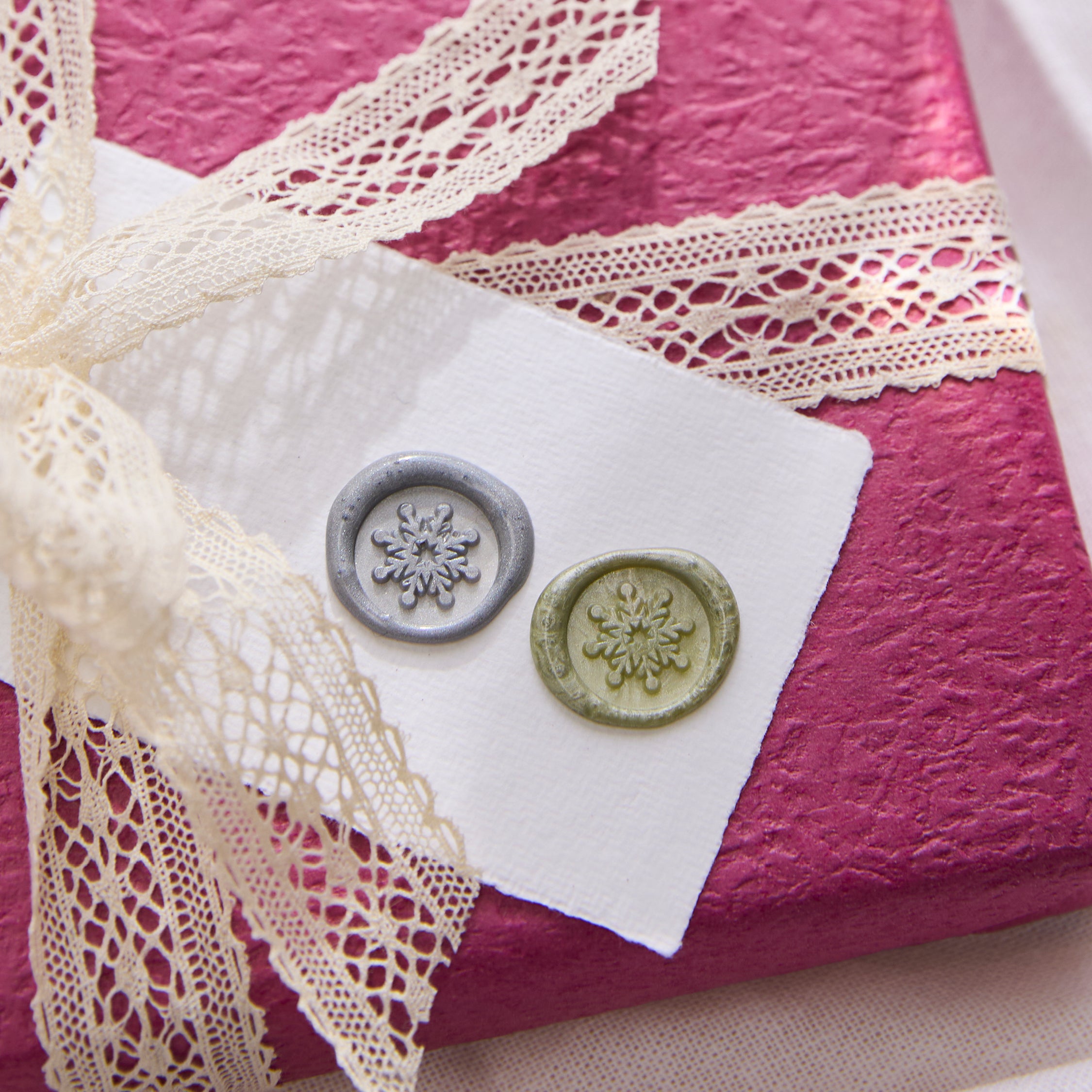 Wax Seal Stamp - Snowflake Mini