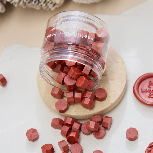 Crimson Red - Sealing Wax Beads