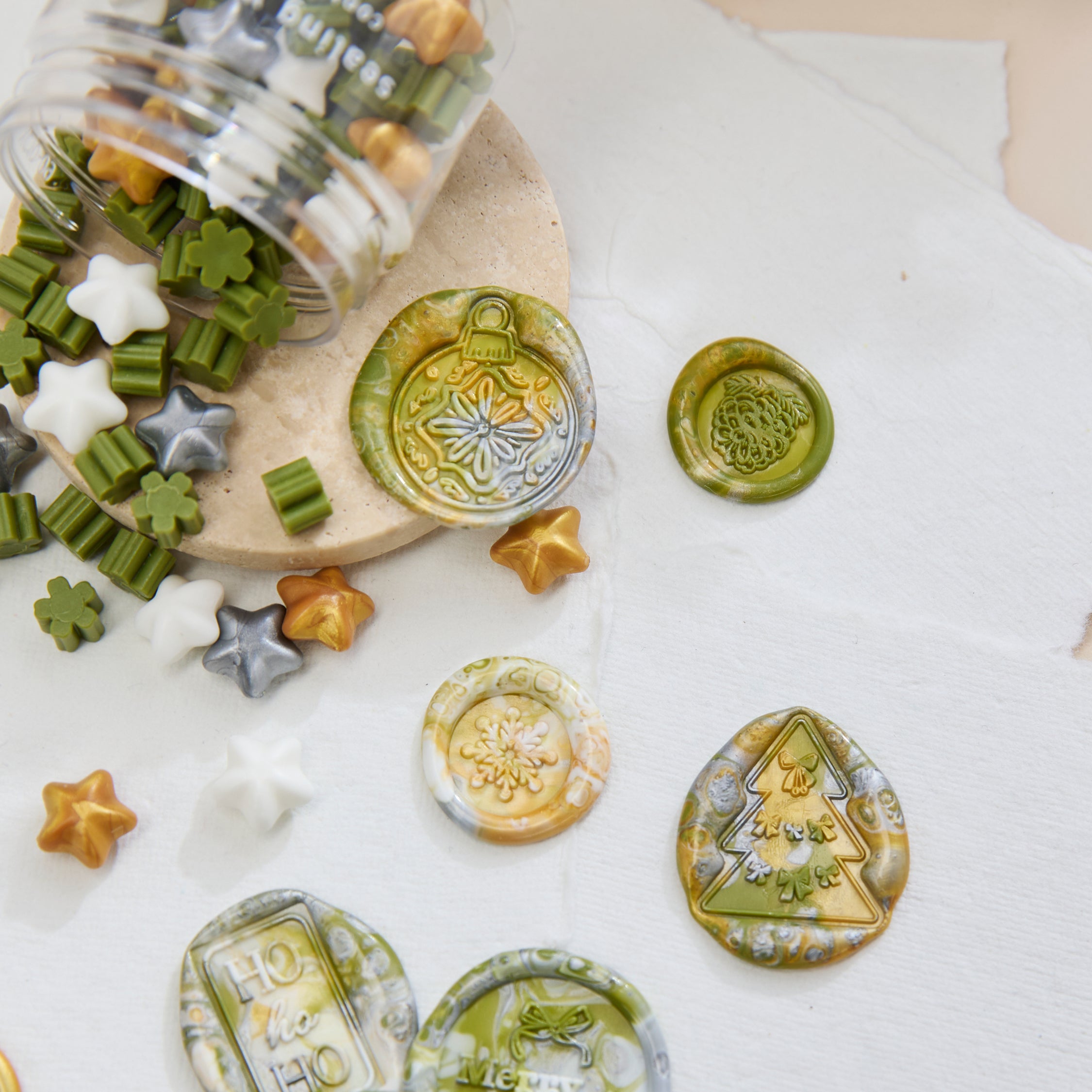 Christmas Mix - Sealing Wax Beads