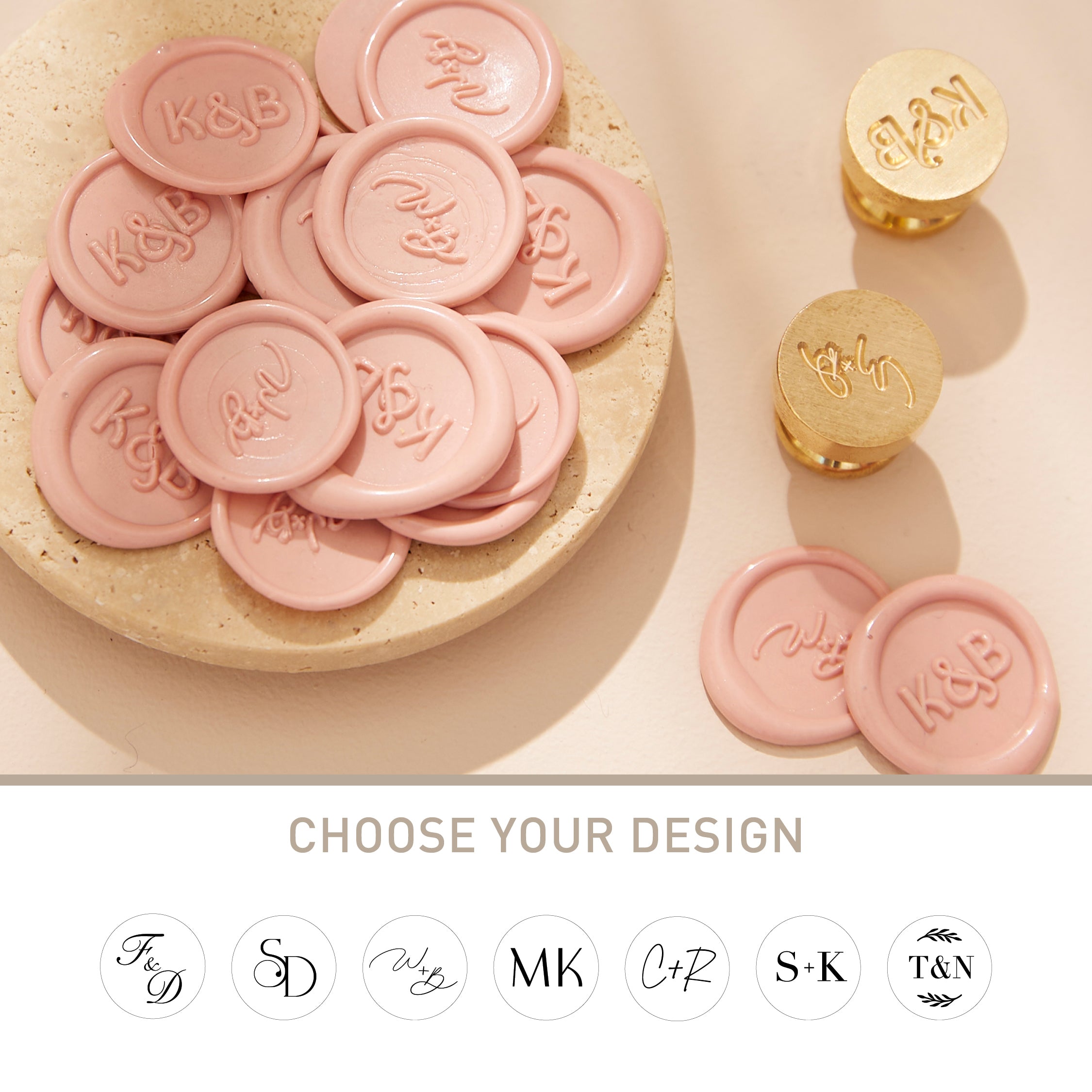 Mini Circle - Custom Design Wax Seal Stamp