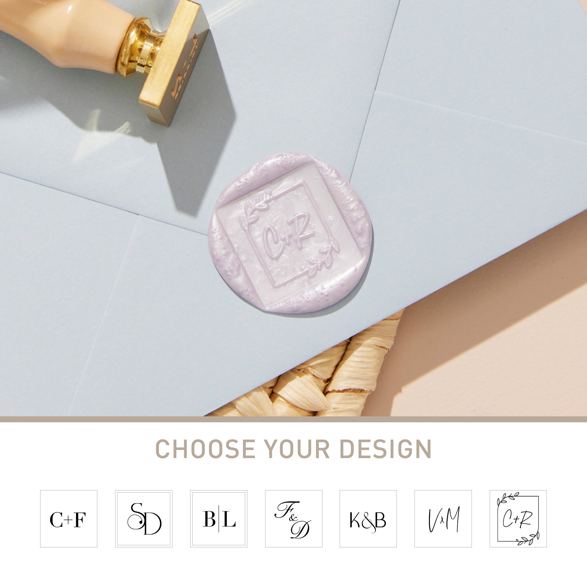 Square - Custom Wax Seal Stamp