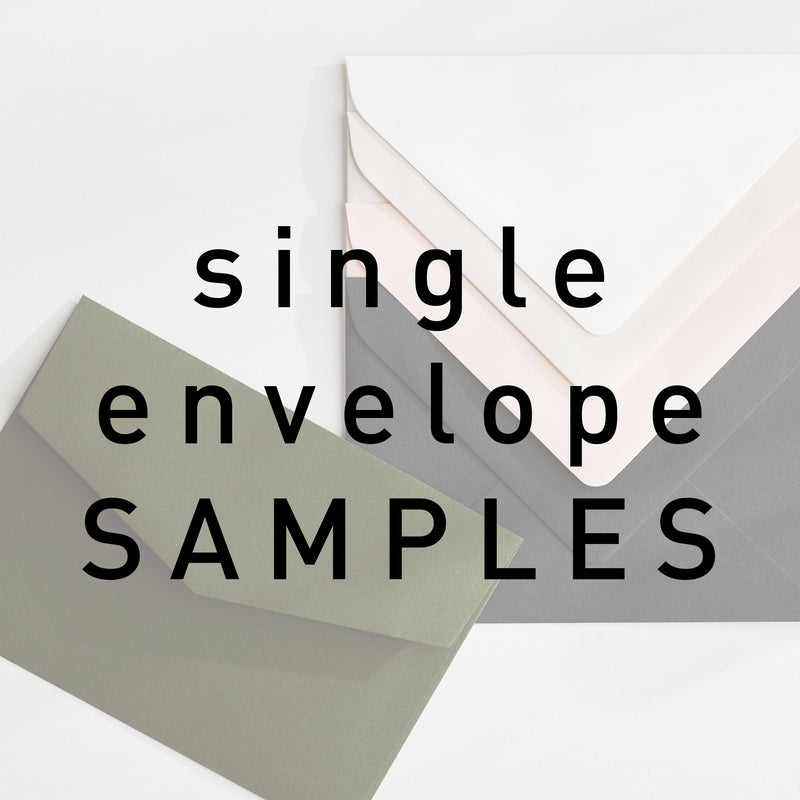 Collection Envelope Sample Envelope Samples – Sea and Paper Creative Studio