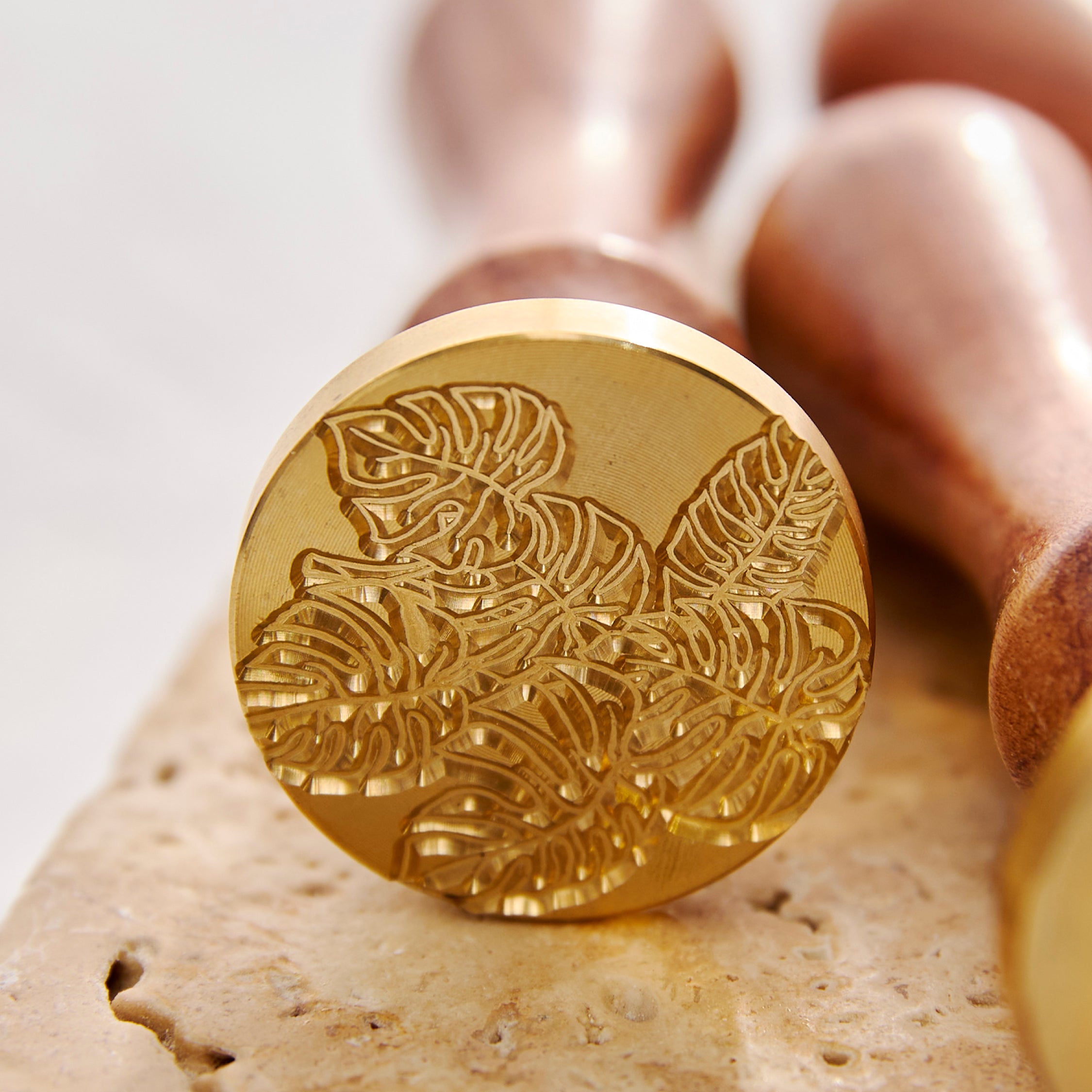 30mm Wax Seal Stamp - Monstera