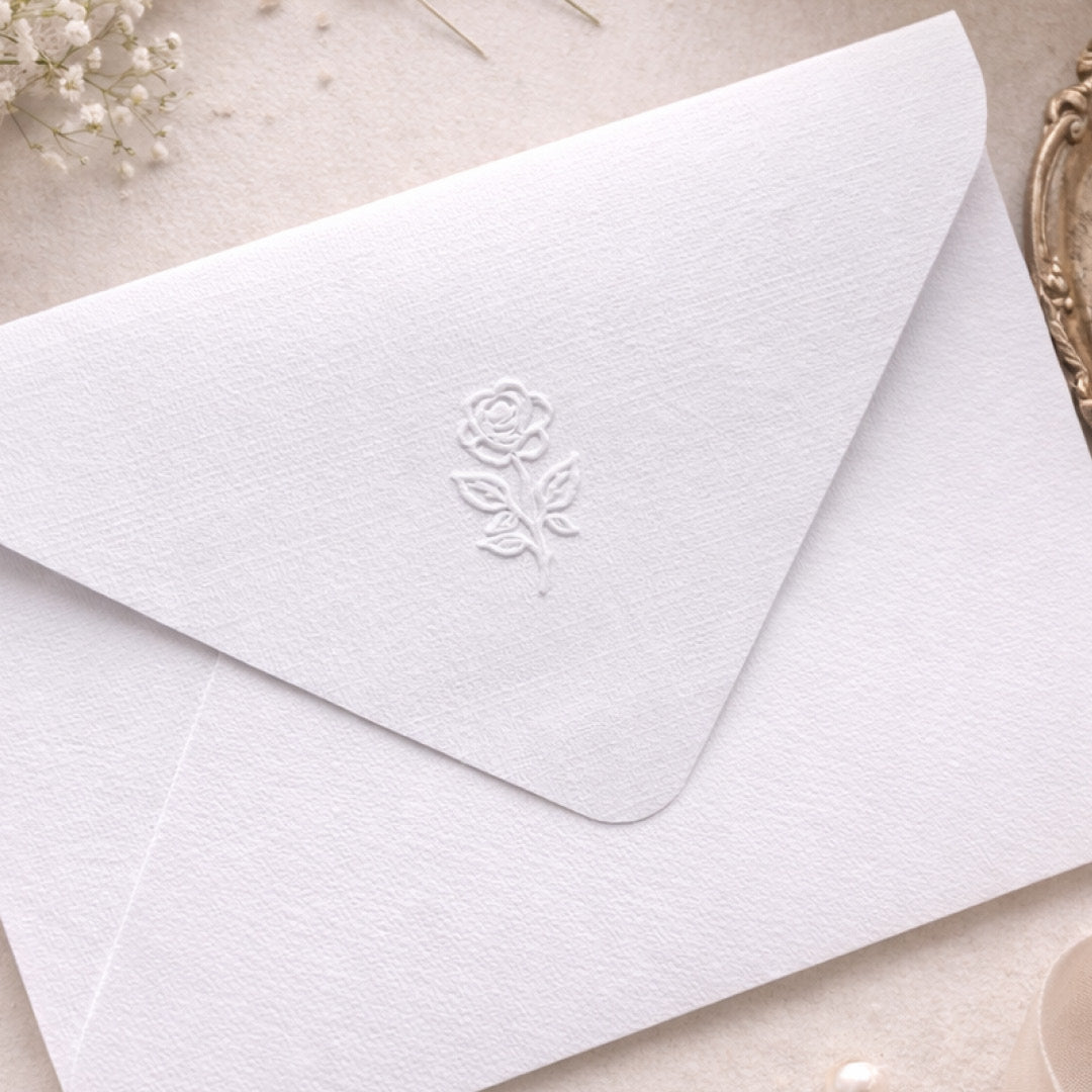 Embossing Stamp - Rose Stem
