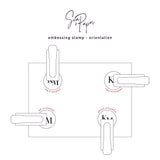 Custom or Supplied Design Embossing Stamp