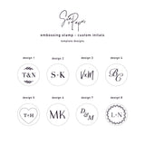 Custom Template Embossing Stamp