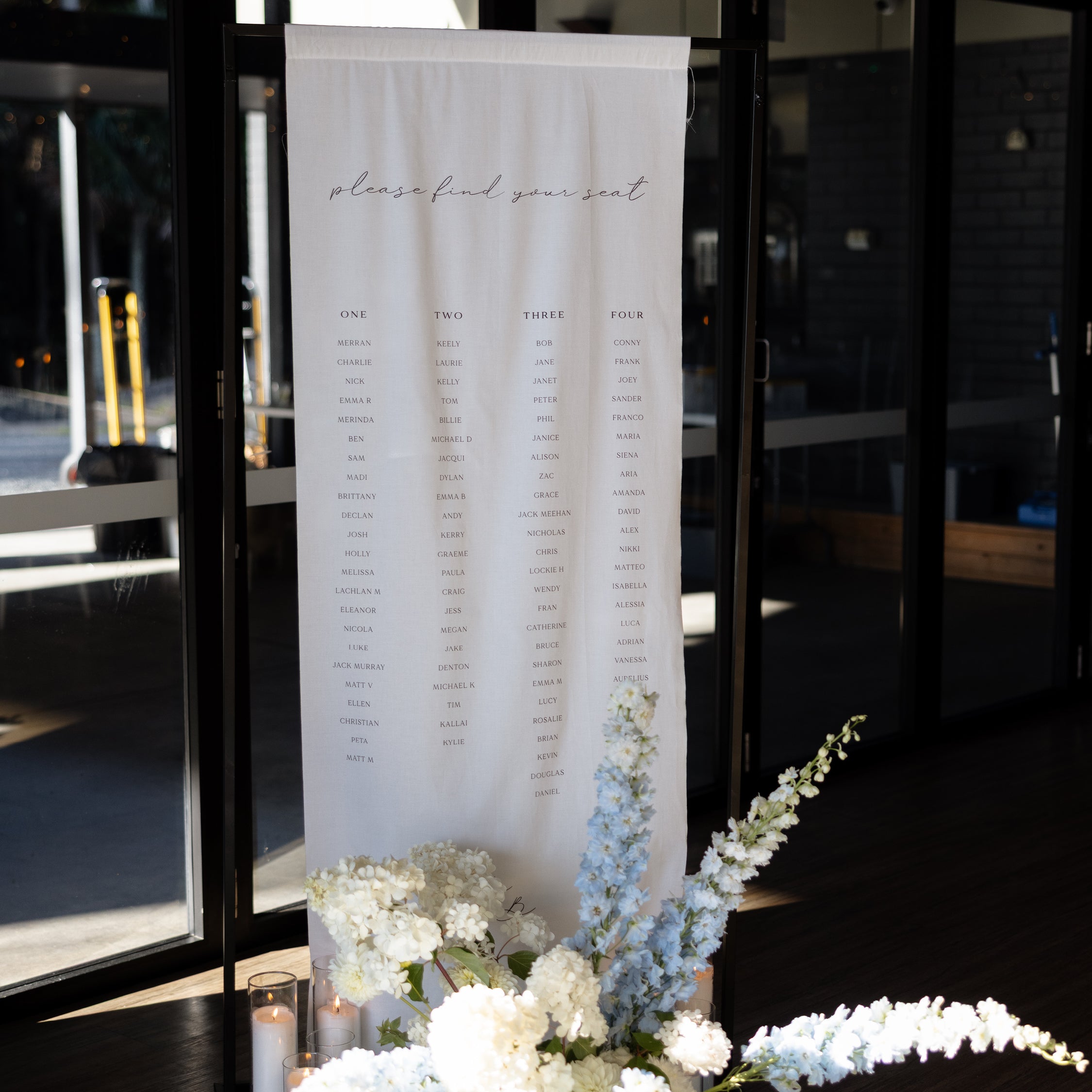 Fabric Seating Chart