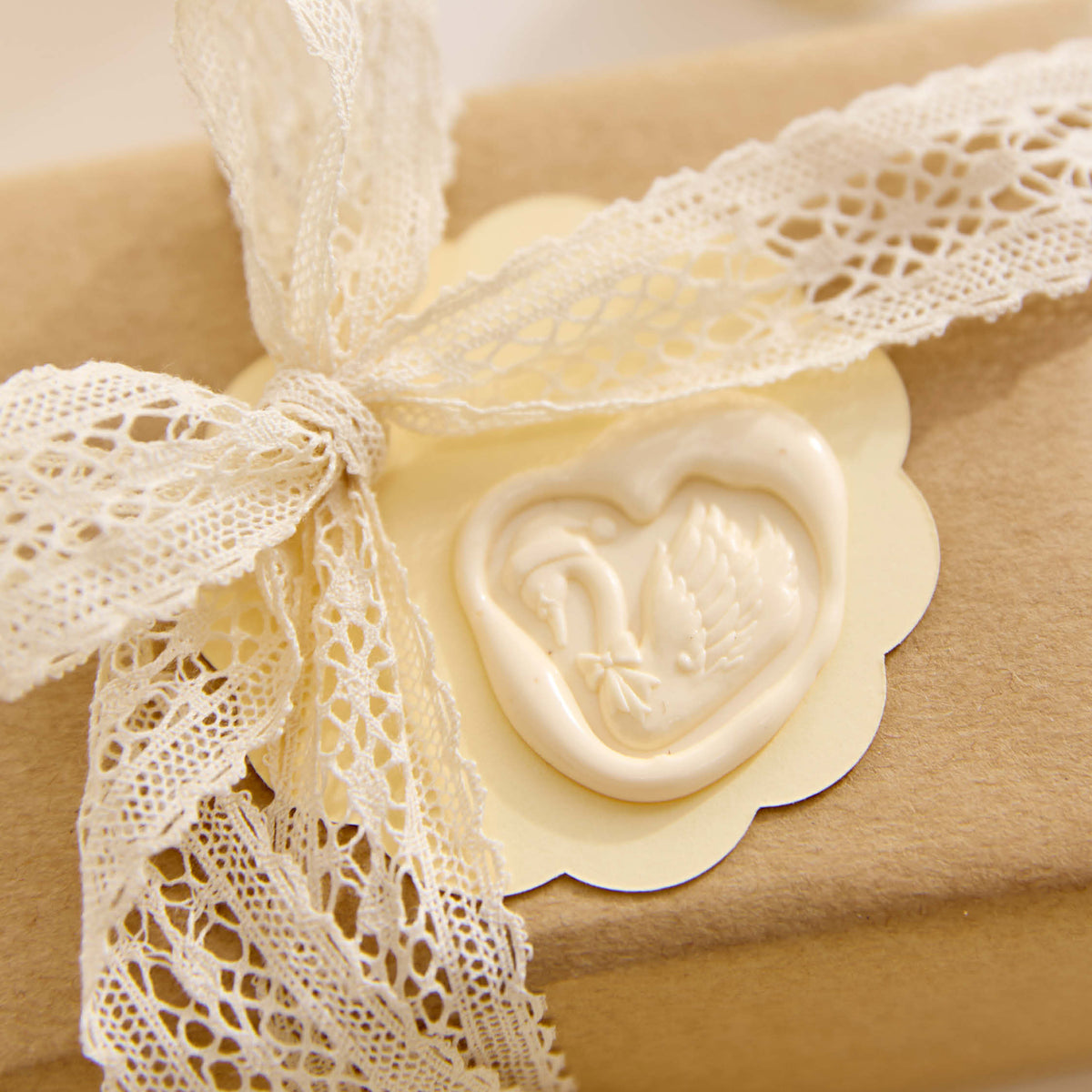 3D Wax Seal Stamp - Christmas Swan