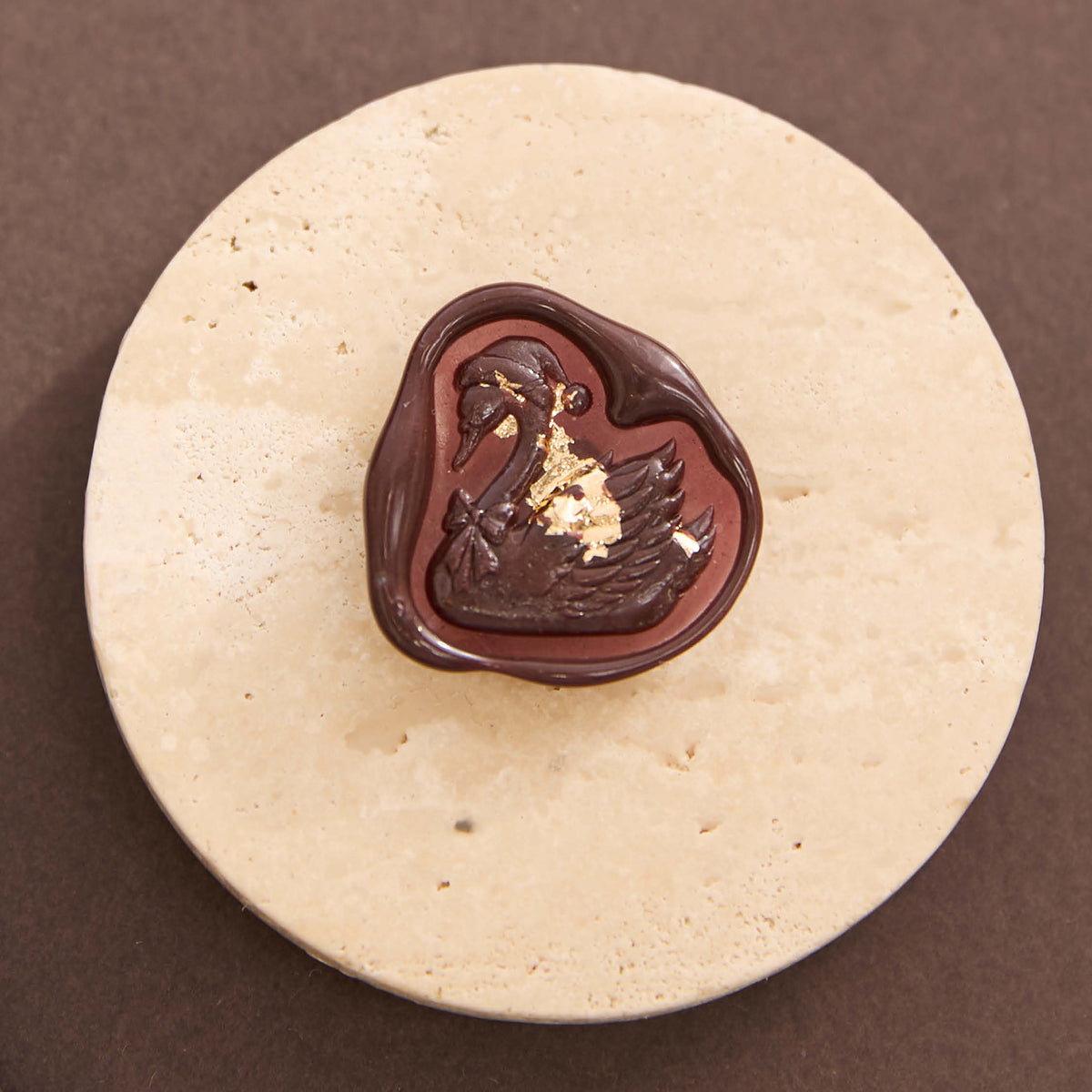 3D Wax Seal Stamp - Christmas Swan