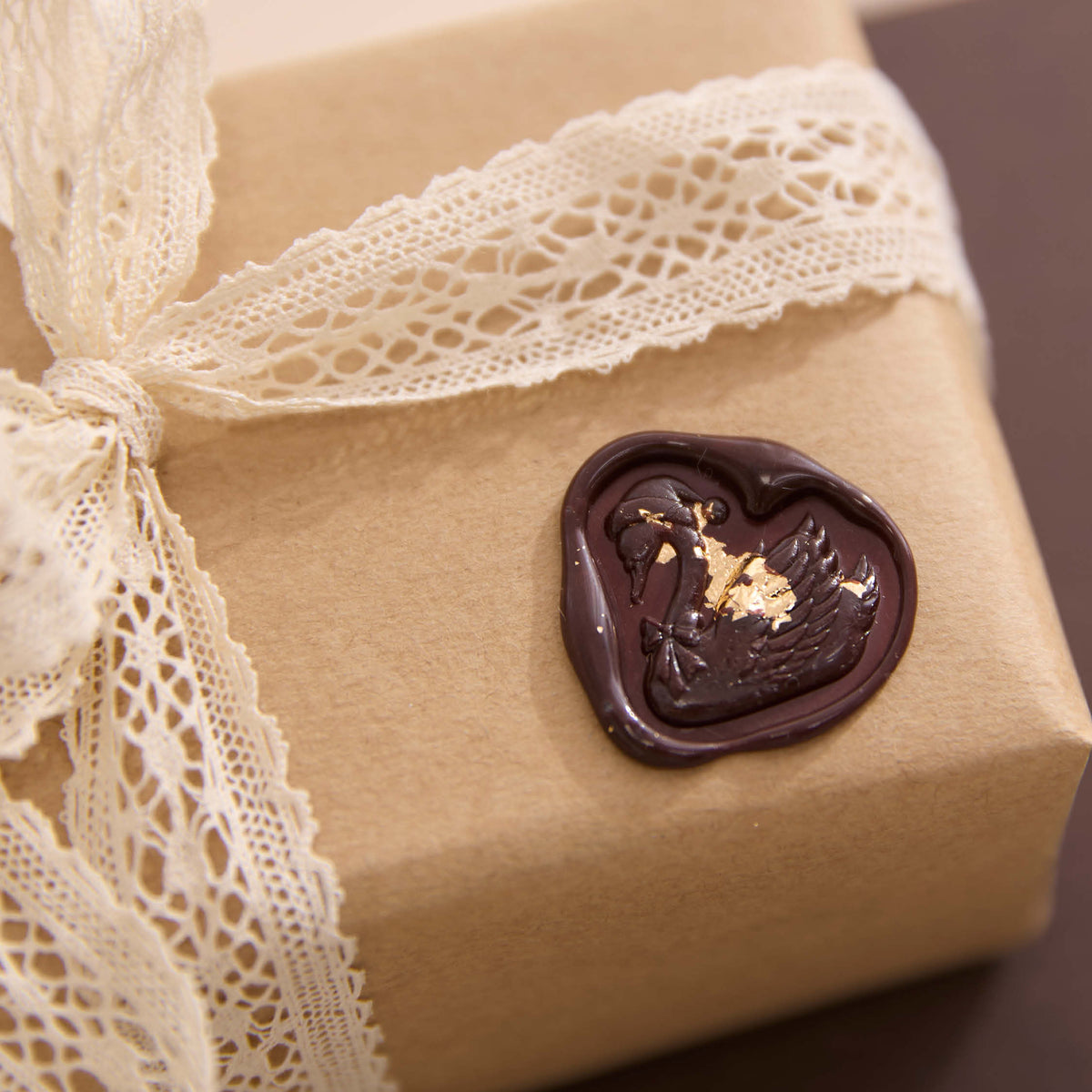 3D Wax Seal Stamp - Christmas Swan