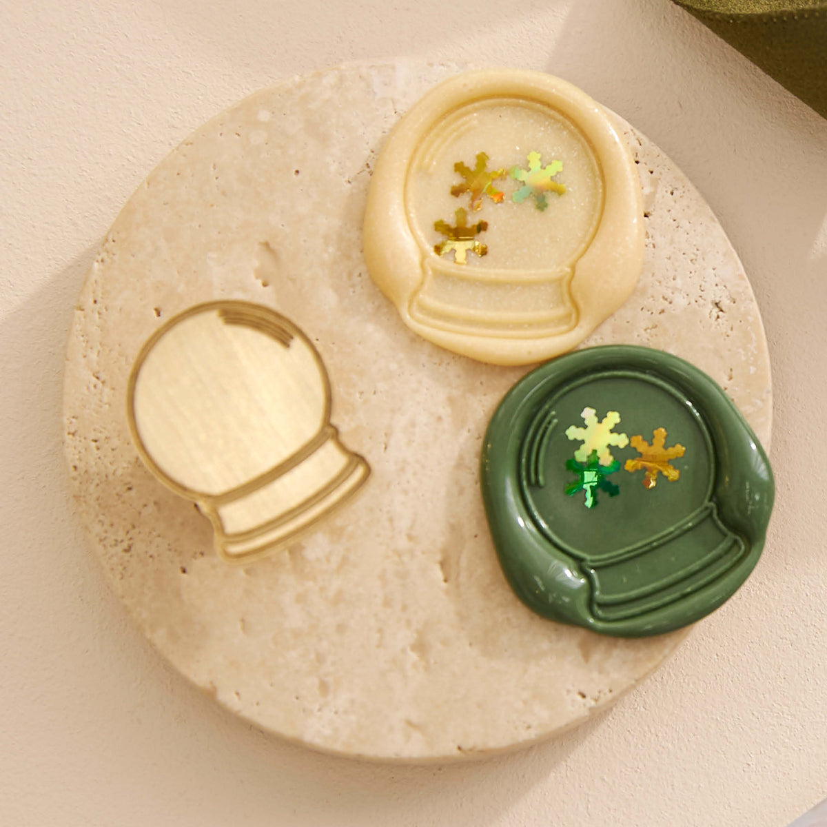Wax Seal Stamp - Blank Snow Globe