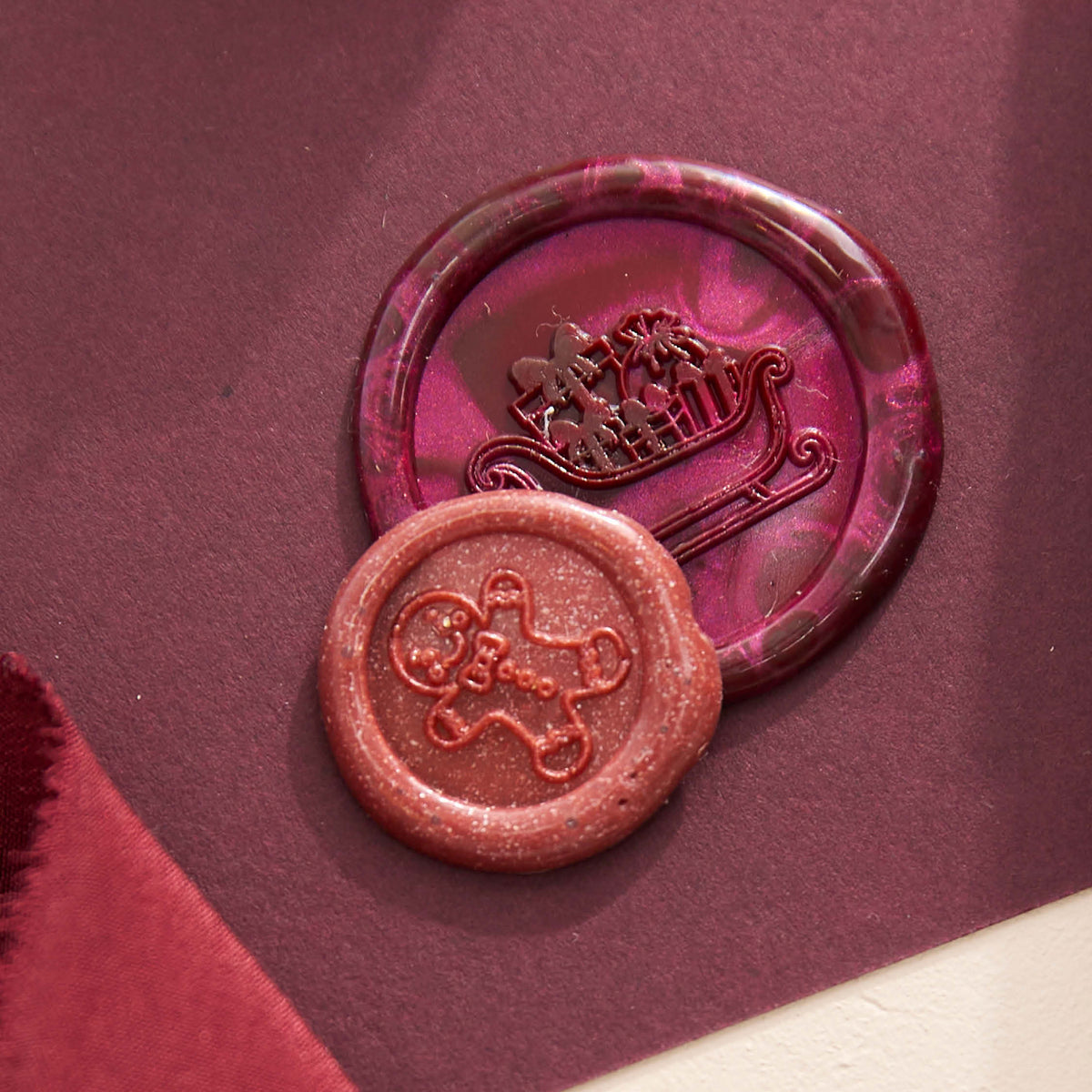 Wax Seal Stamp - Mini Gingerbread Man