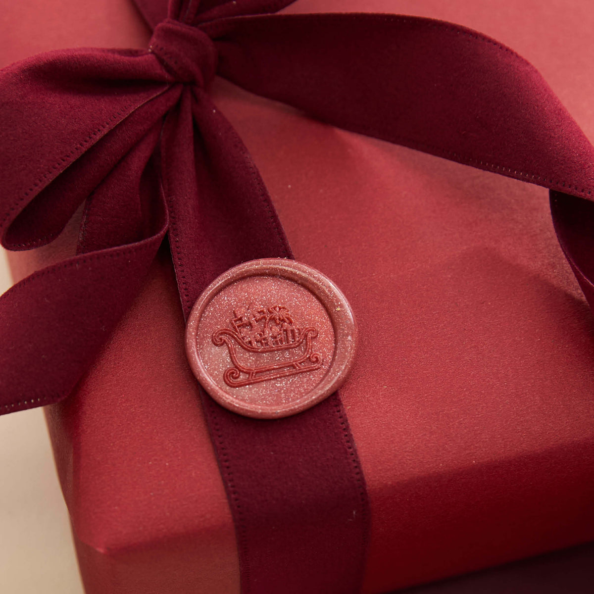 Wax Seal Stamp - Santa Sleigh