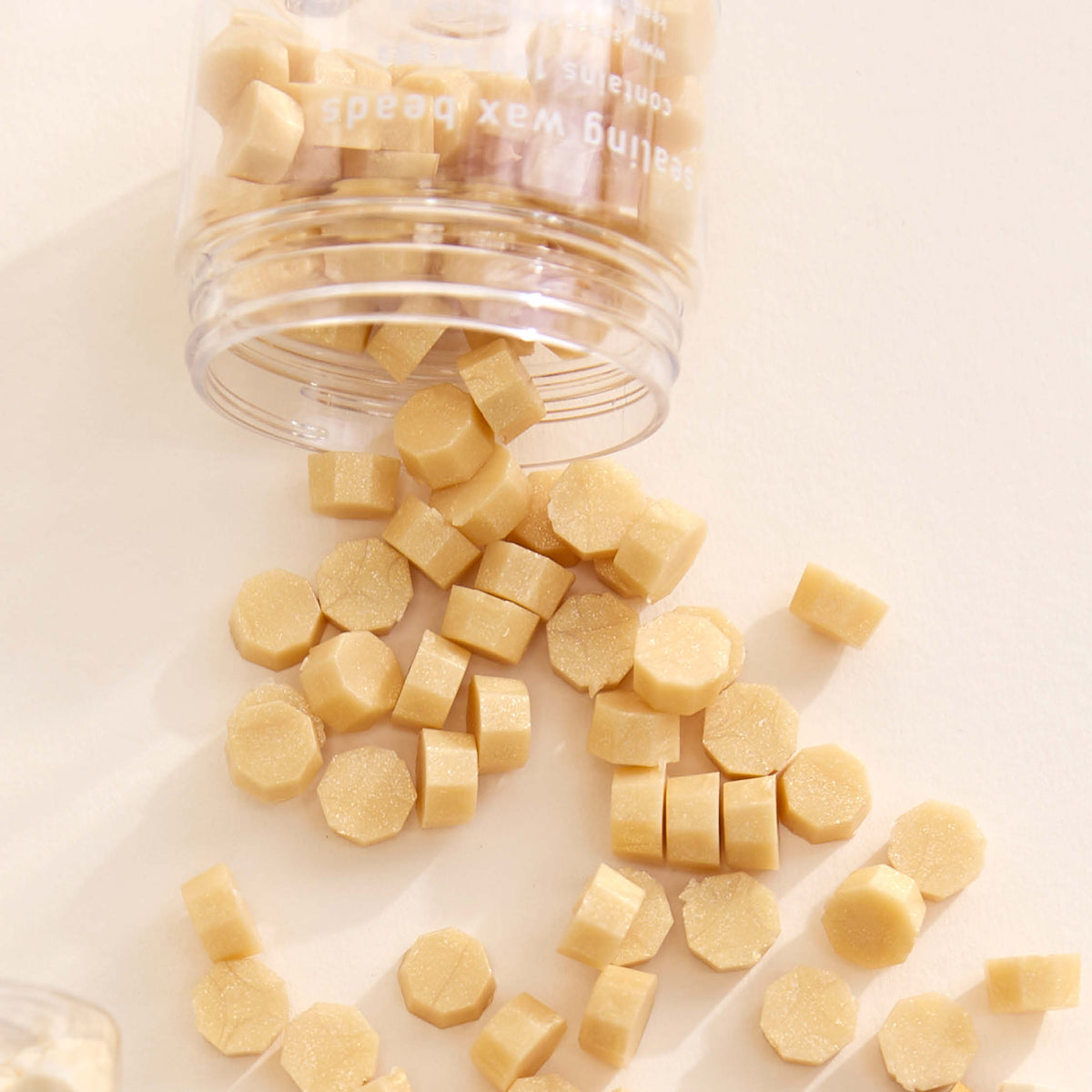 Sealing Wax Beads - Glitter Gold