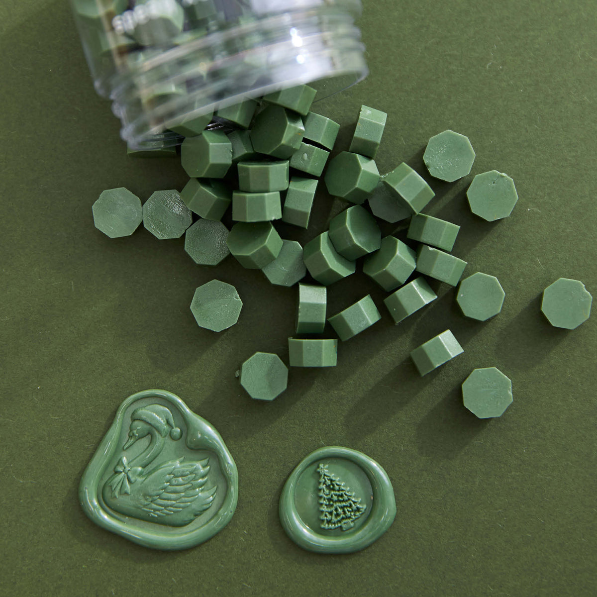 Sealing Wax Beads - Pine Green