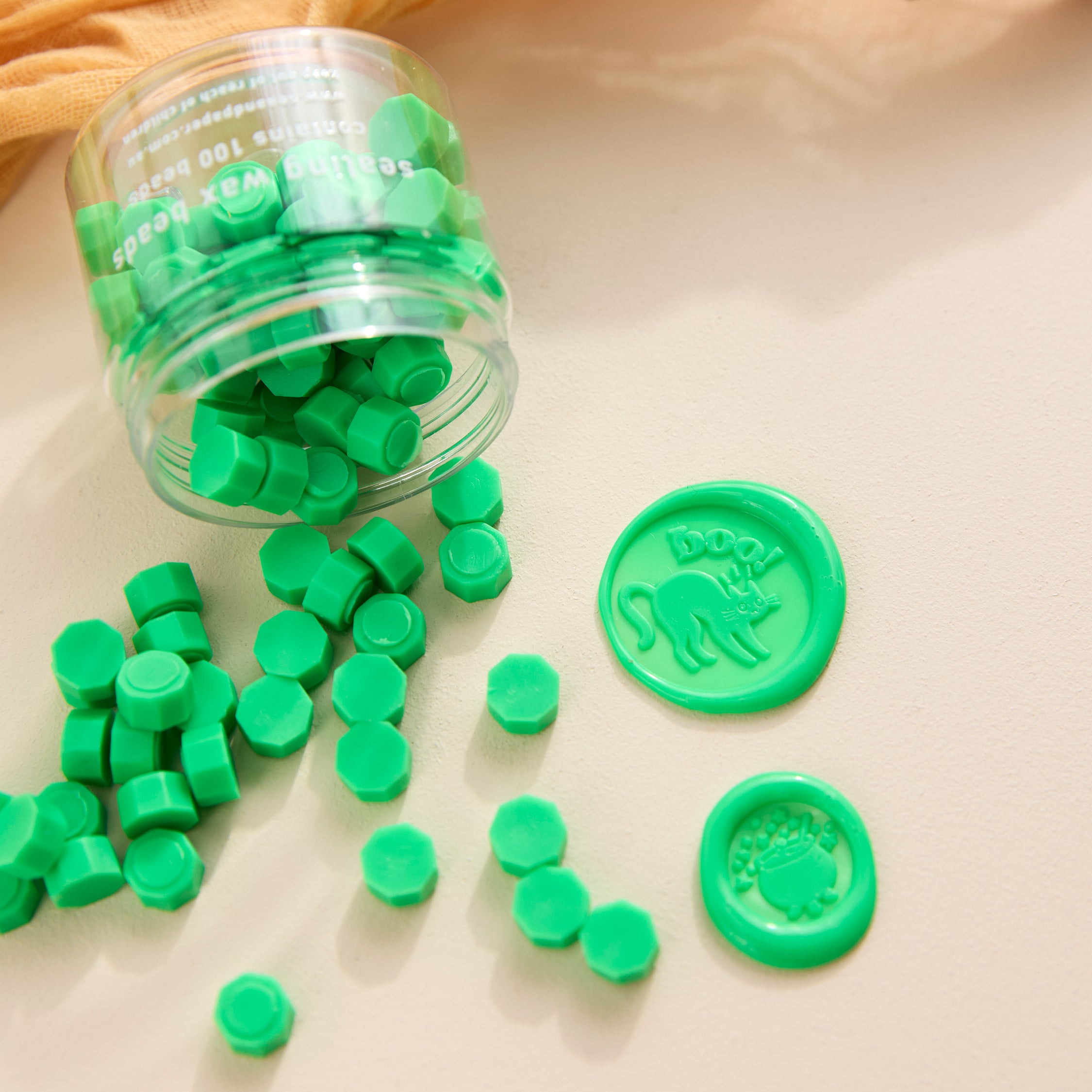 Neon Green - Sealing Wax Beads